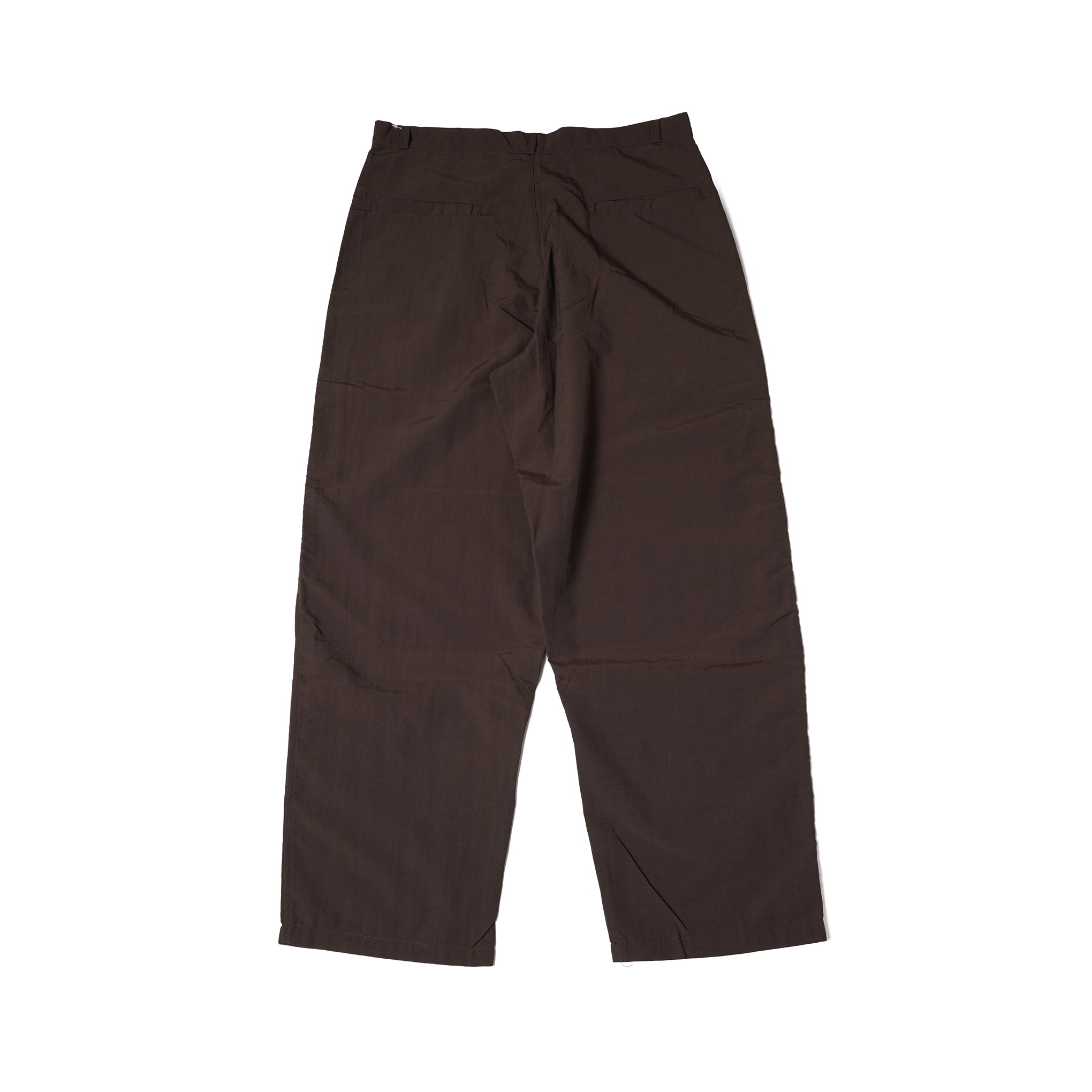 SHELLED NYLON TROUSERS_MORKGRAIN GARMENTS – BROWN / BEIGE | SMOKE T ONE