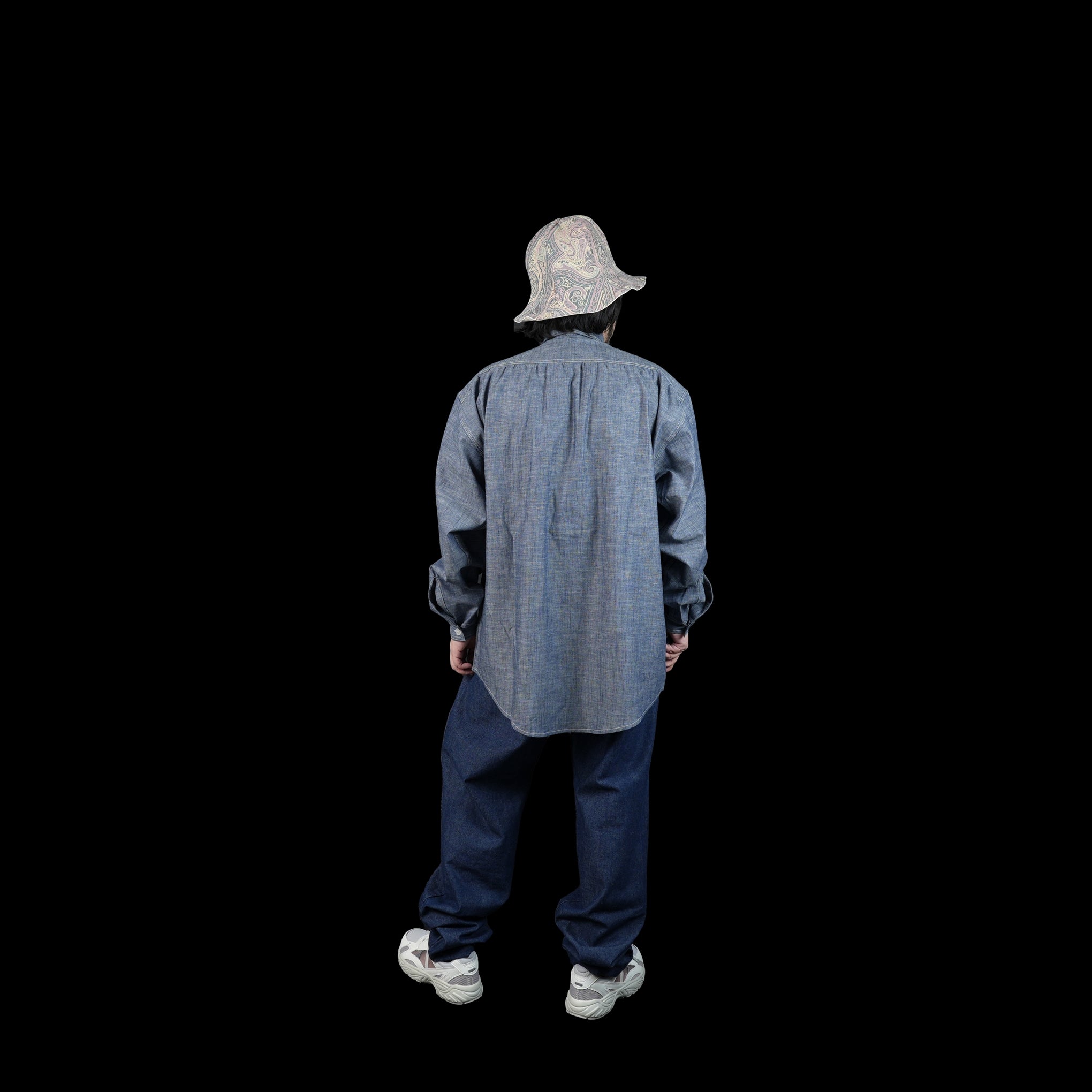 M31305-24 | Drop Crotch Pants | Color:Chambray【MONITALY_モニタリー】