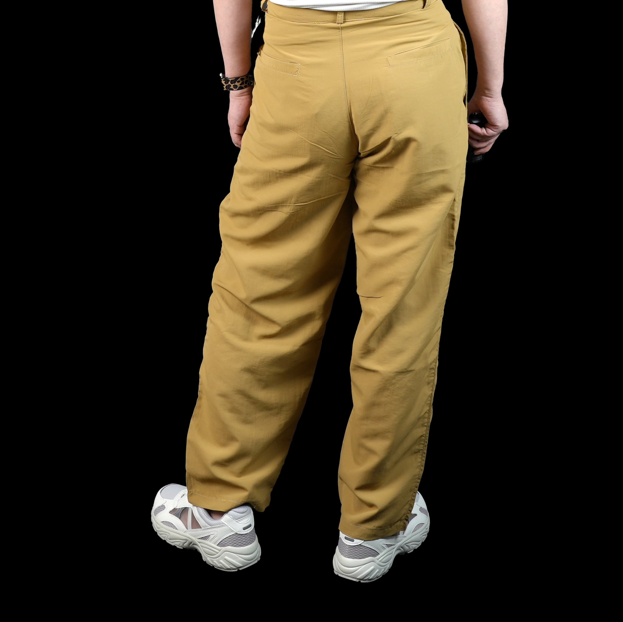 SHELLED NYLON TROUSERS_MORKGRAIN GARMENTS – BROWN / BEIGE | SMOKE T ONE