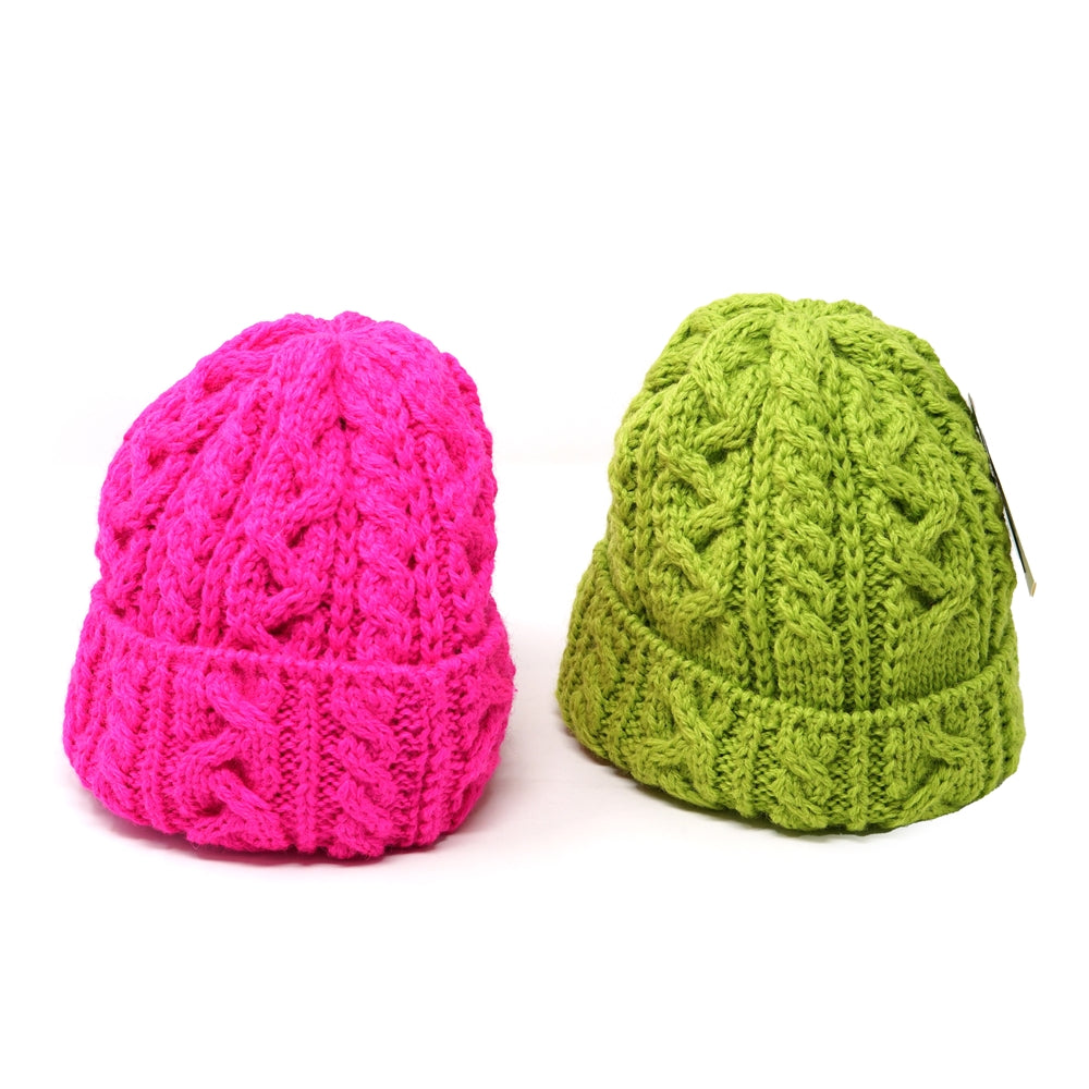 No:HL-0001 | Name:Bw 016 Cable Bobcap | Color:Flo Pink/Flo Green【HIGHLAND 2000_ハイランドトゥーサウザンド】【ネコポス選択可能】