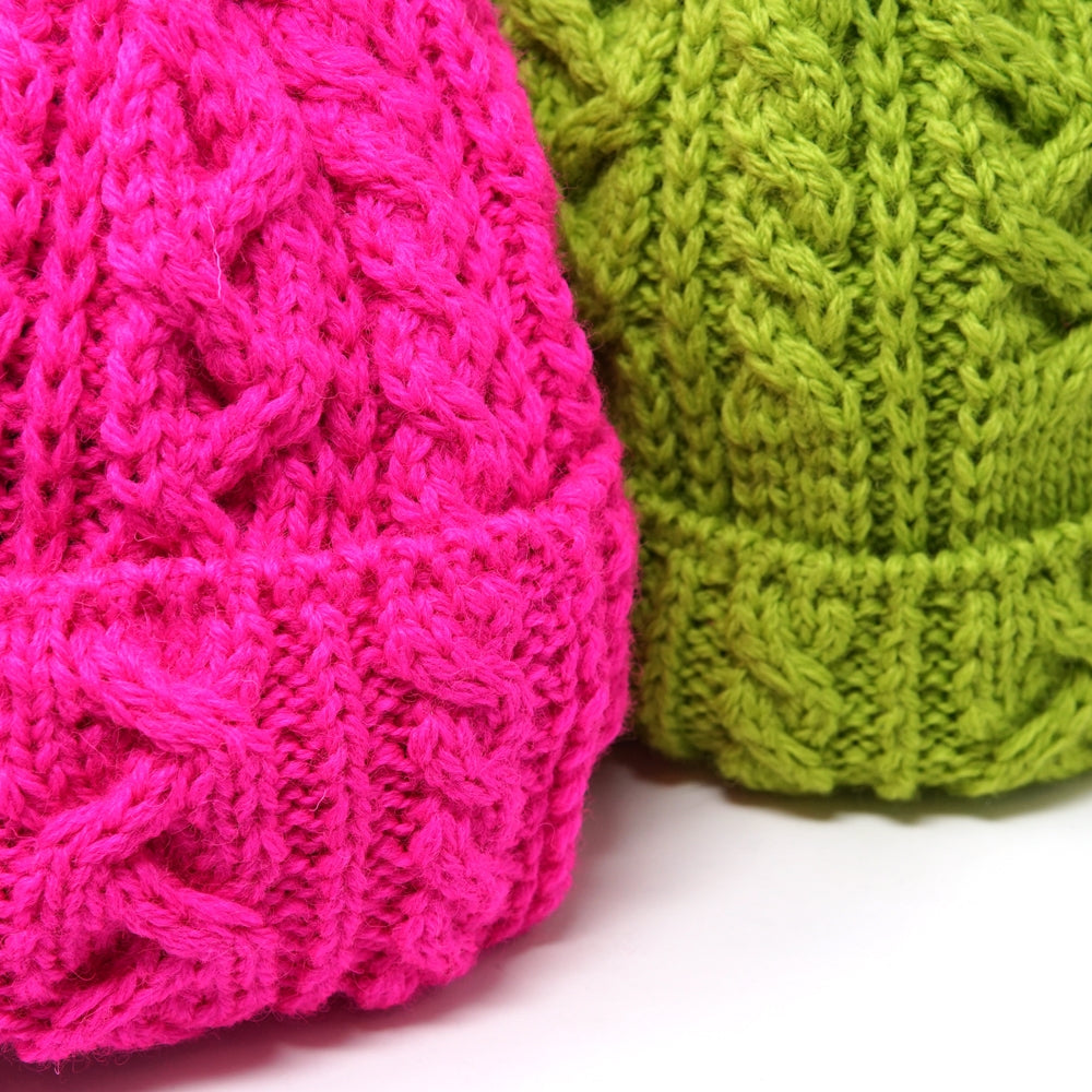 No:HL-0001 | Name:Bw 016 Cable Bobcap | Color:Flo Pink/Flo Green【HIGHLAND 2000_ハイランドトゥーサウザンド】【ネコポス選択可能】