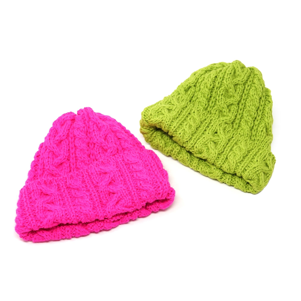 No:HL-0001 | Name:Bw 016 Cable Bobcap | Color:Flo Pink/Flo Green【HIGHLAND 2000_ハイランドトゥーサウザンド】【ネコポス選択可能】