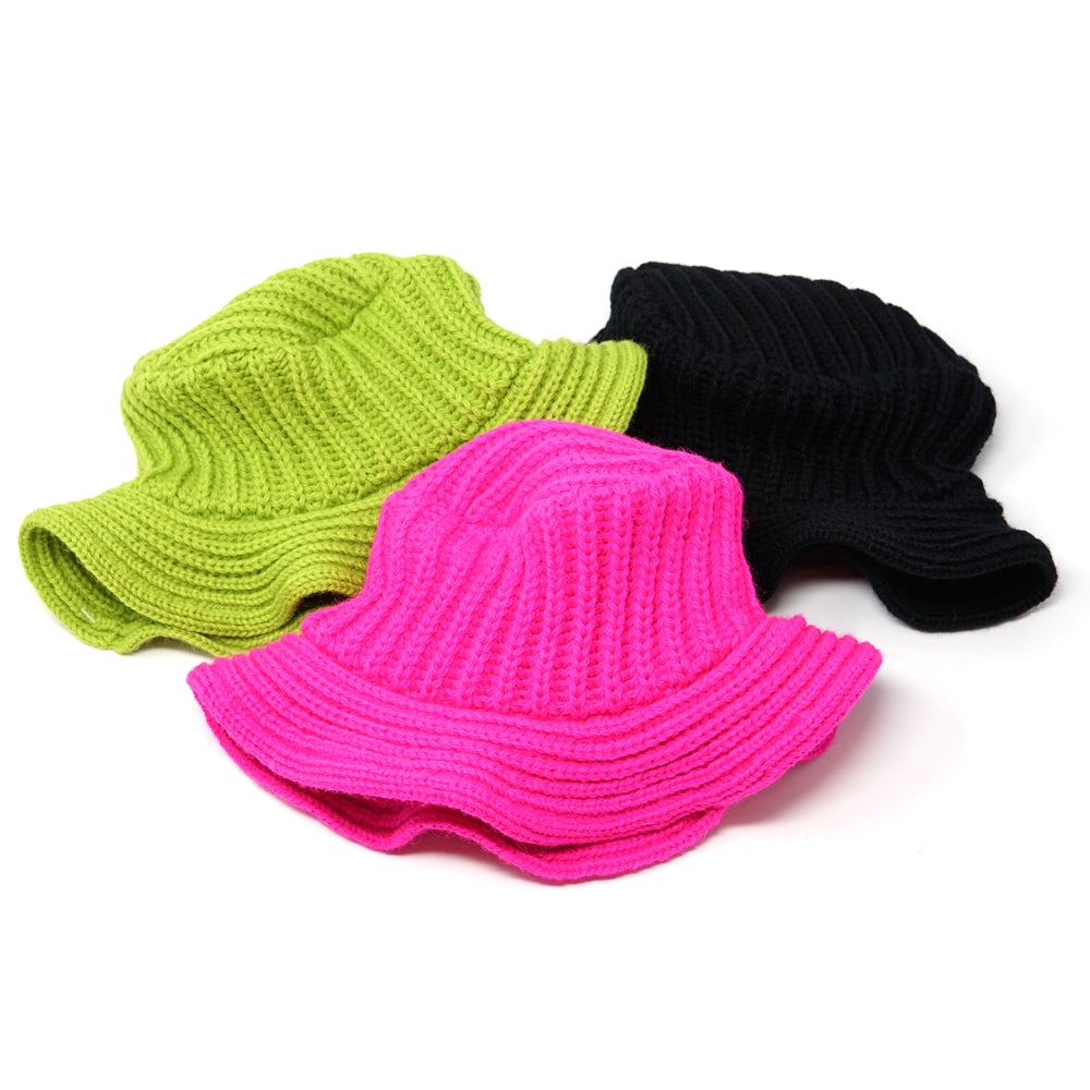 HL-0023 | Bucket Hat – Black / Flo Pink / Flo Green | HIGHLAND 2000【ネコポス選択可能】