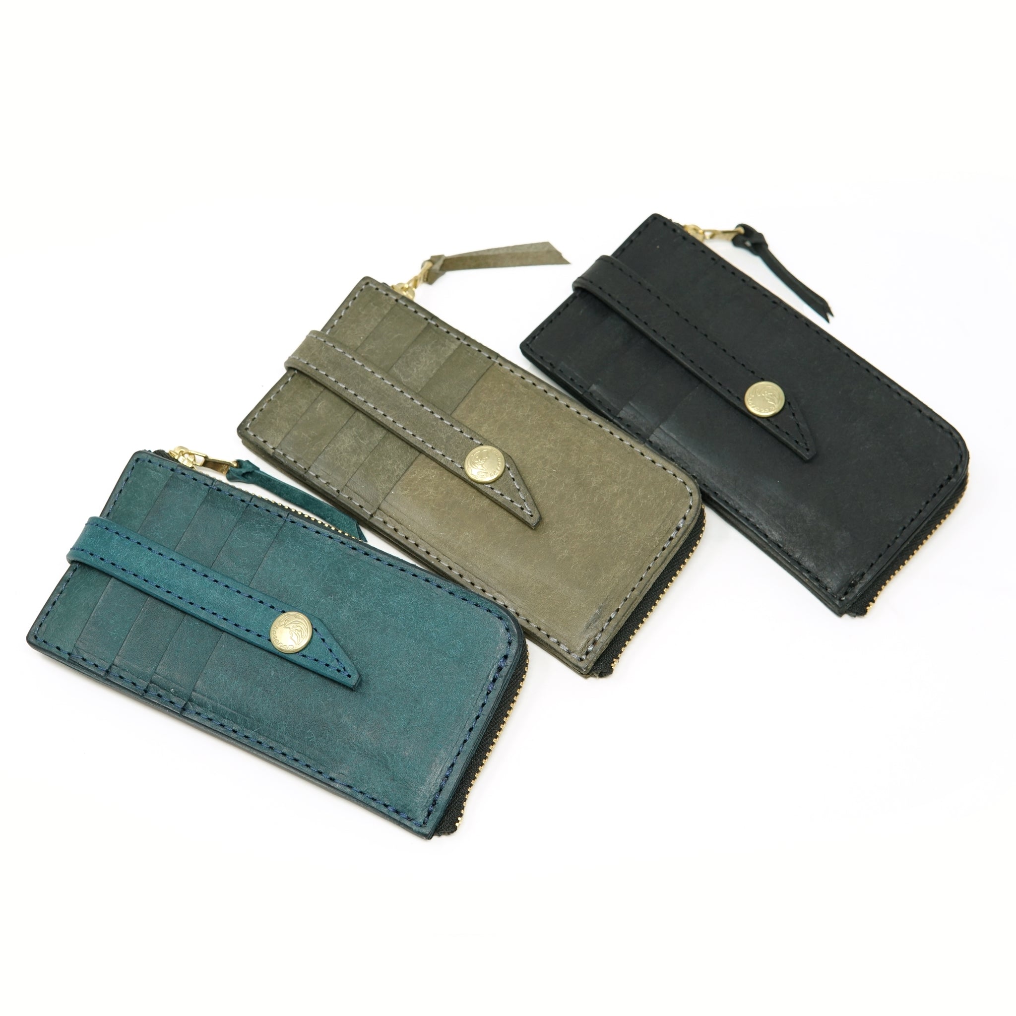 PG991960 | カードパスケース | Col:Black/Blue/Gray |【SARANAM サラナン】