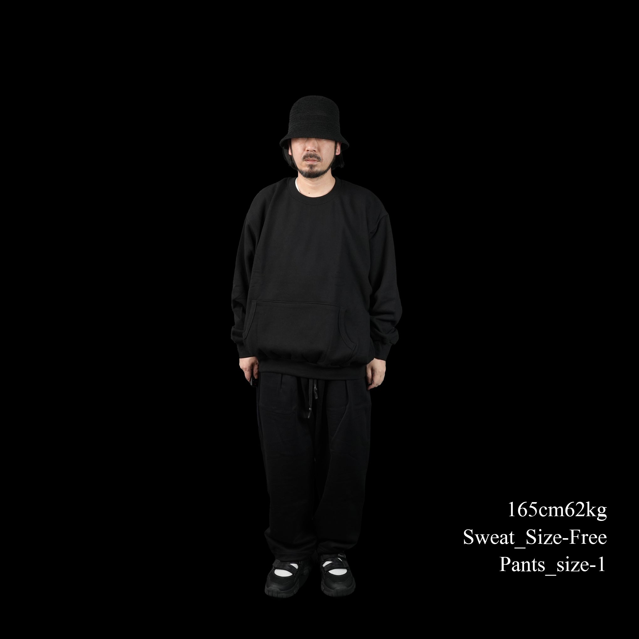 No:UN-001_KM_b | Name:BACK PRINT SWEAT | Color:Black【UNTRACE_アントレース】【archive】