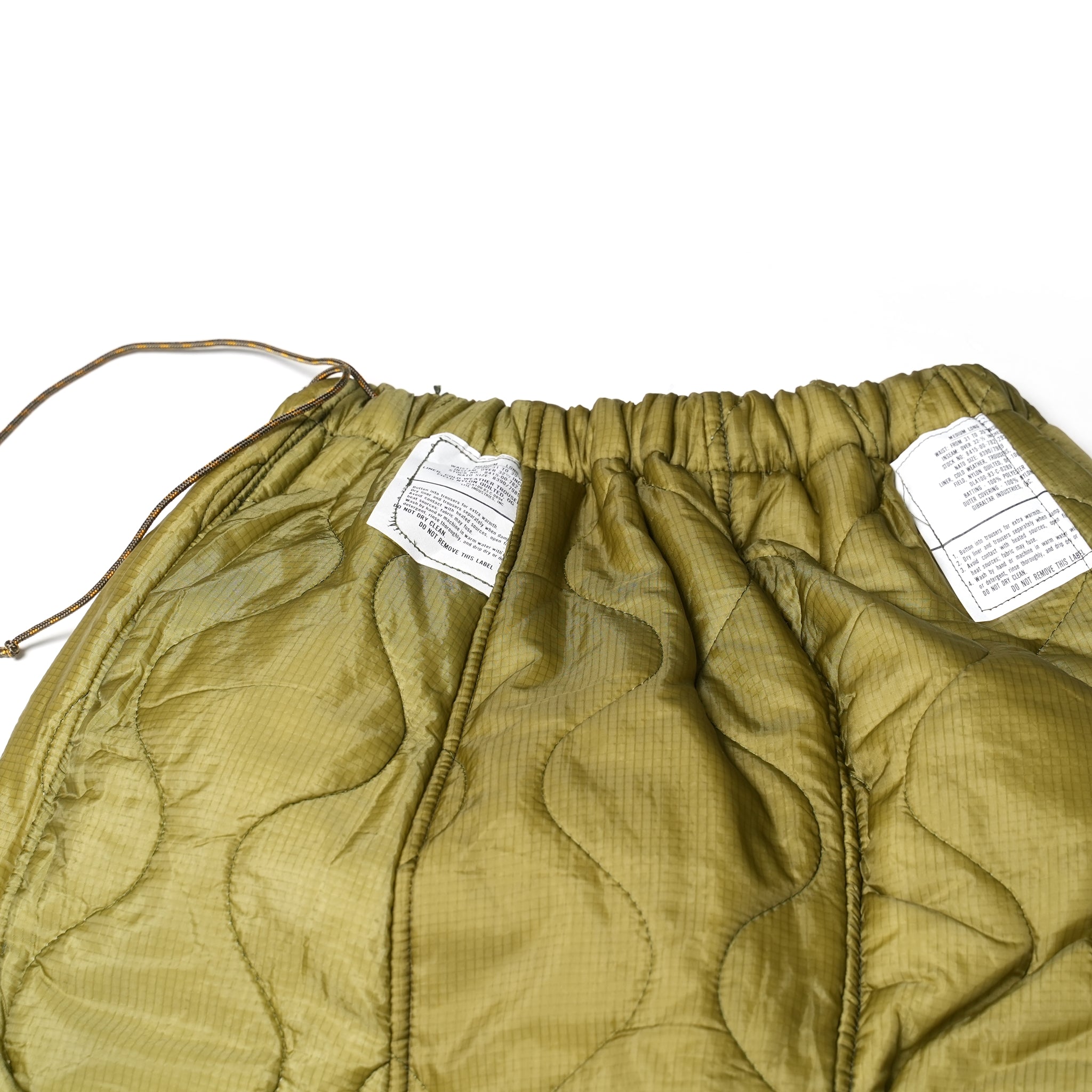 odd22fw06 | Quilting Long Skirt – Olive | ODDMENT