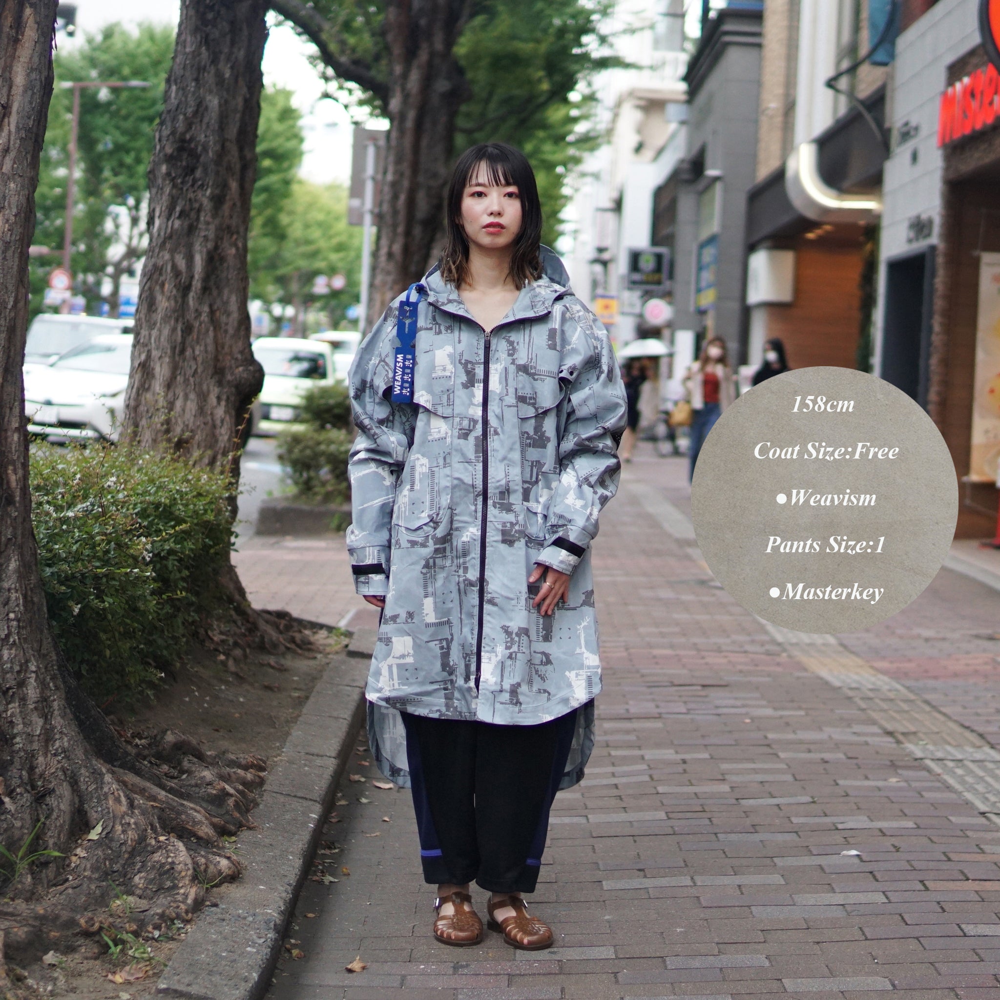 No:WDM16R0821A | Name:Mutation Signature Oversize Jacket | Color:Aqua【WEAVISM_ウィーヴィズム】【archive】