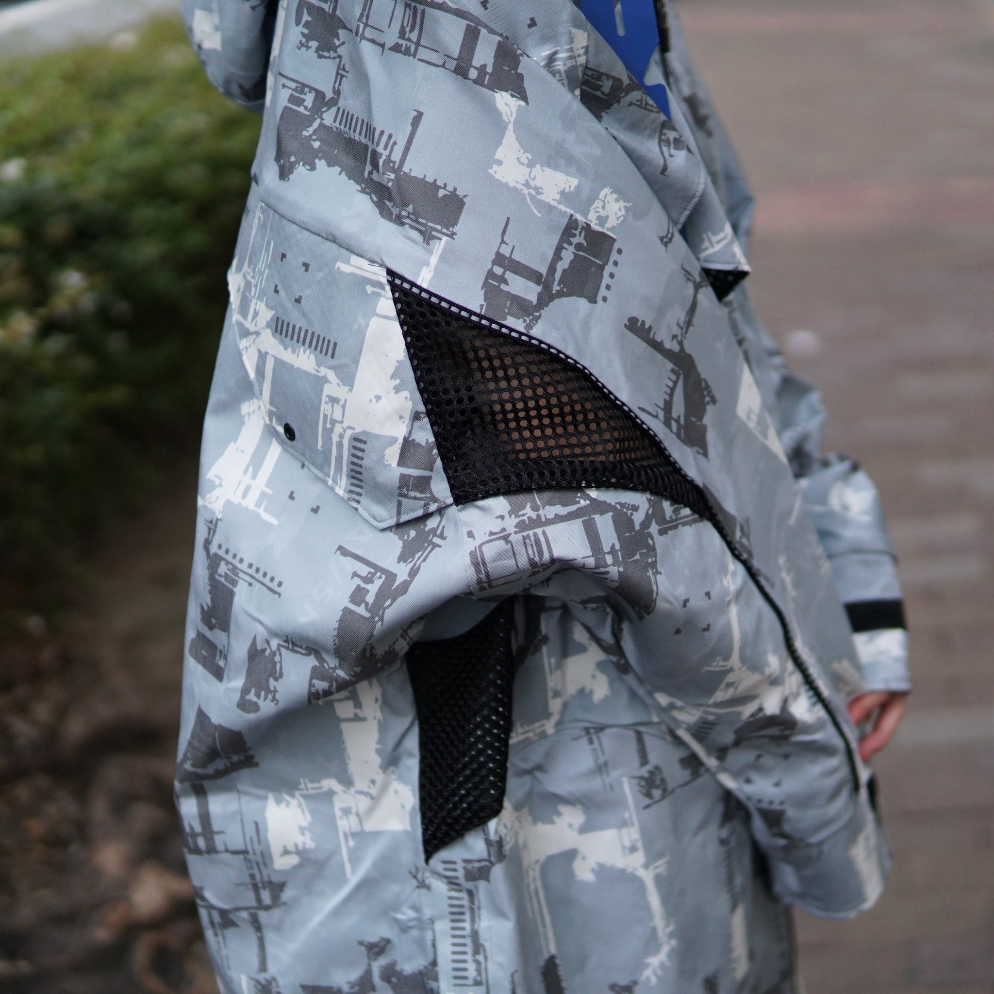 No:WDM16R0821A | Name:Mutation Signature Oversize Jacket | Color:Aqua【WEAVISM_ウィーヴィズム】