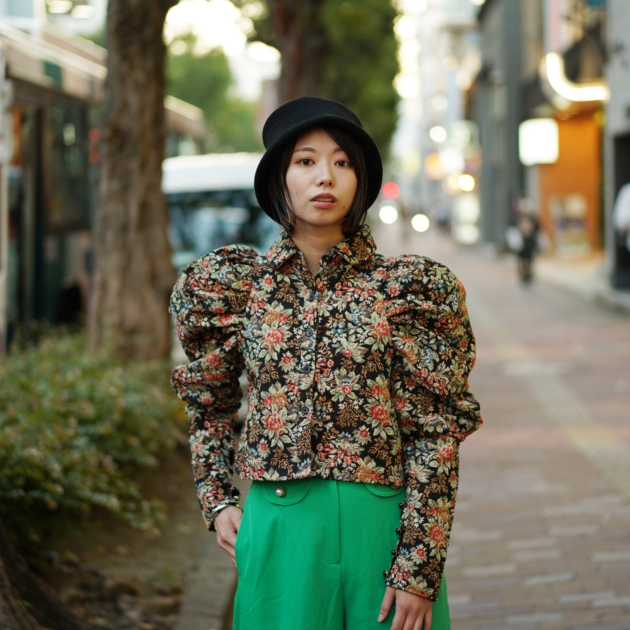 No:24SJ02BL1034MUL | Name:Memento Tapestry Blouse | Color:Multi | Size:XS/S【SISTER JANE_シスタージェーン】【archive】