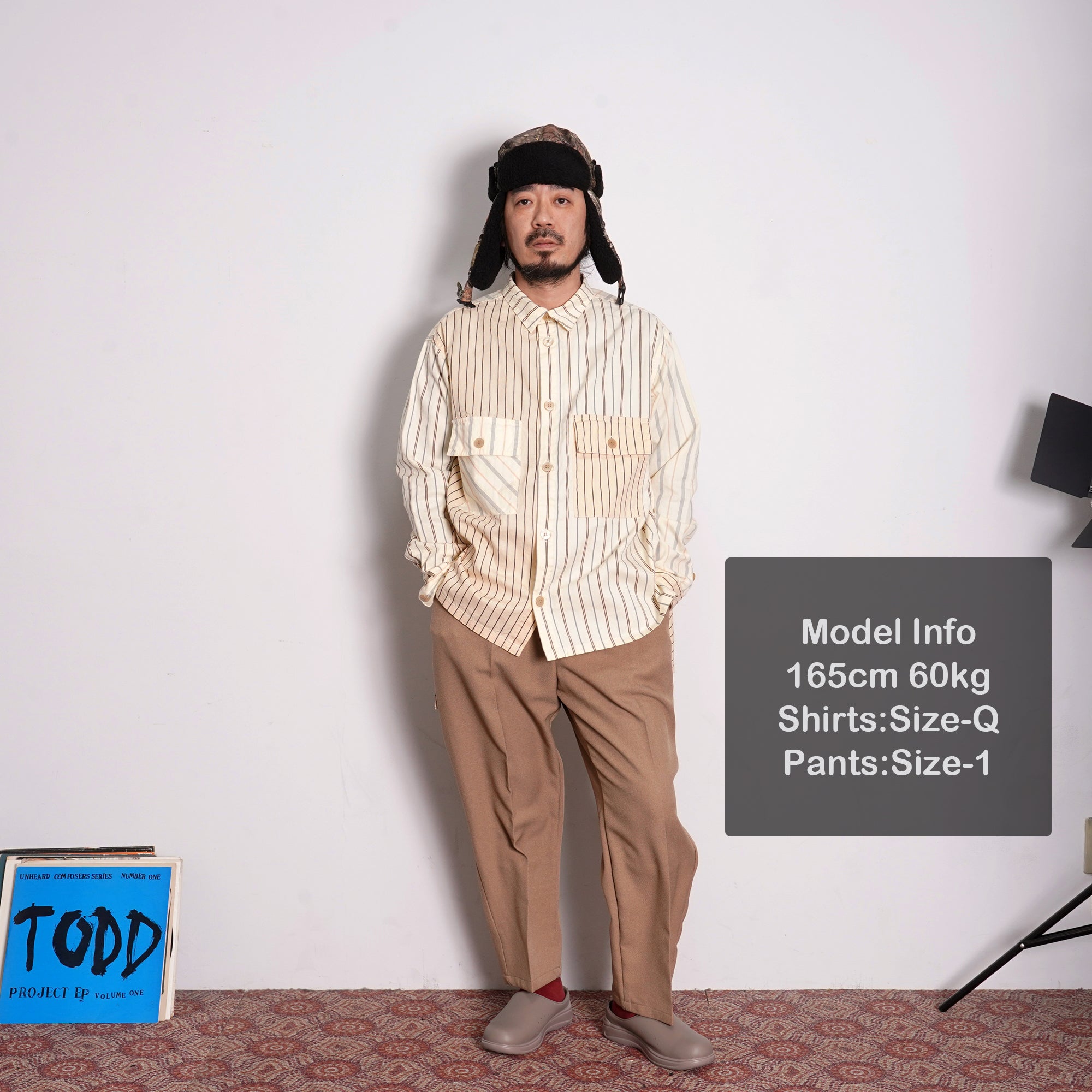 No:voo-1035 | Name:LONGTAIL SHACKET | Color:STRIPE | Size-Q/K【VOO】-VOO-ADDICTION FUKUOKA
