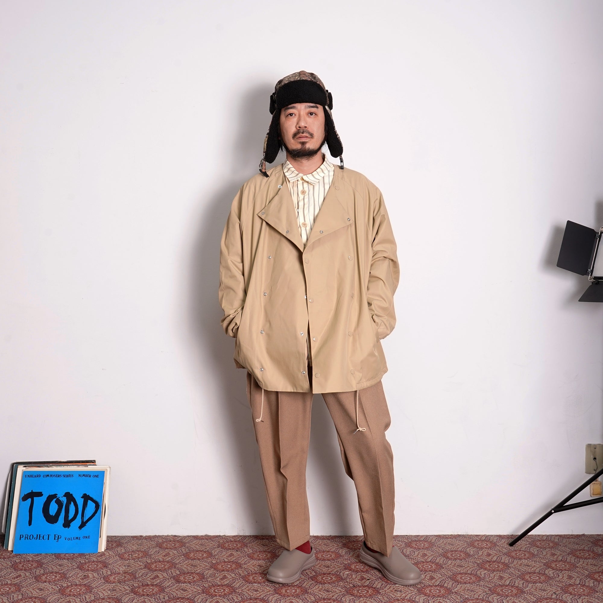 No:vr21ss-sd-jc01 | Name:UNCONVENTION COACH JACKET | Color:LIGHT BROWN | Size-Free【VARDE77】-VARDE77-ADDICTION FUKUOKA
