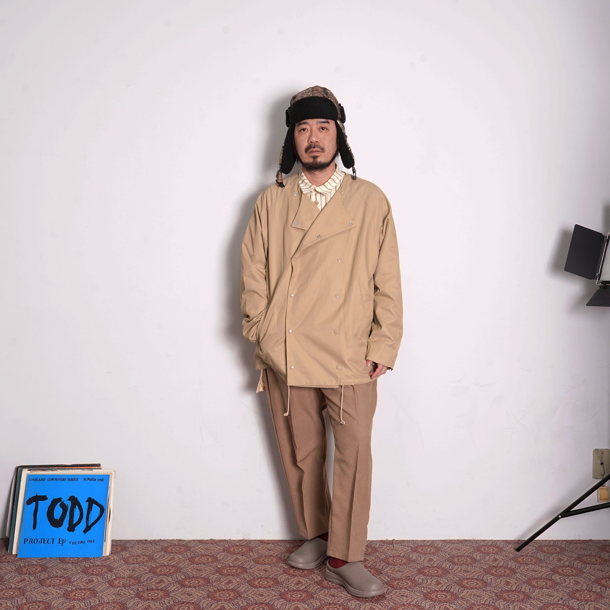 No:vr21ss-sd-jc01 | Name:UNCONVENTION COACH JACKET | Color:LIGHT BROWN | Size-Free【VARDE77】-VARDE77-ADDICTION FUKUOKA
