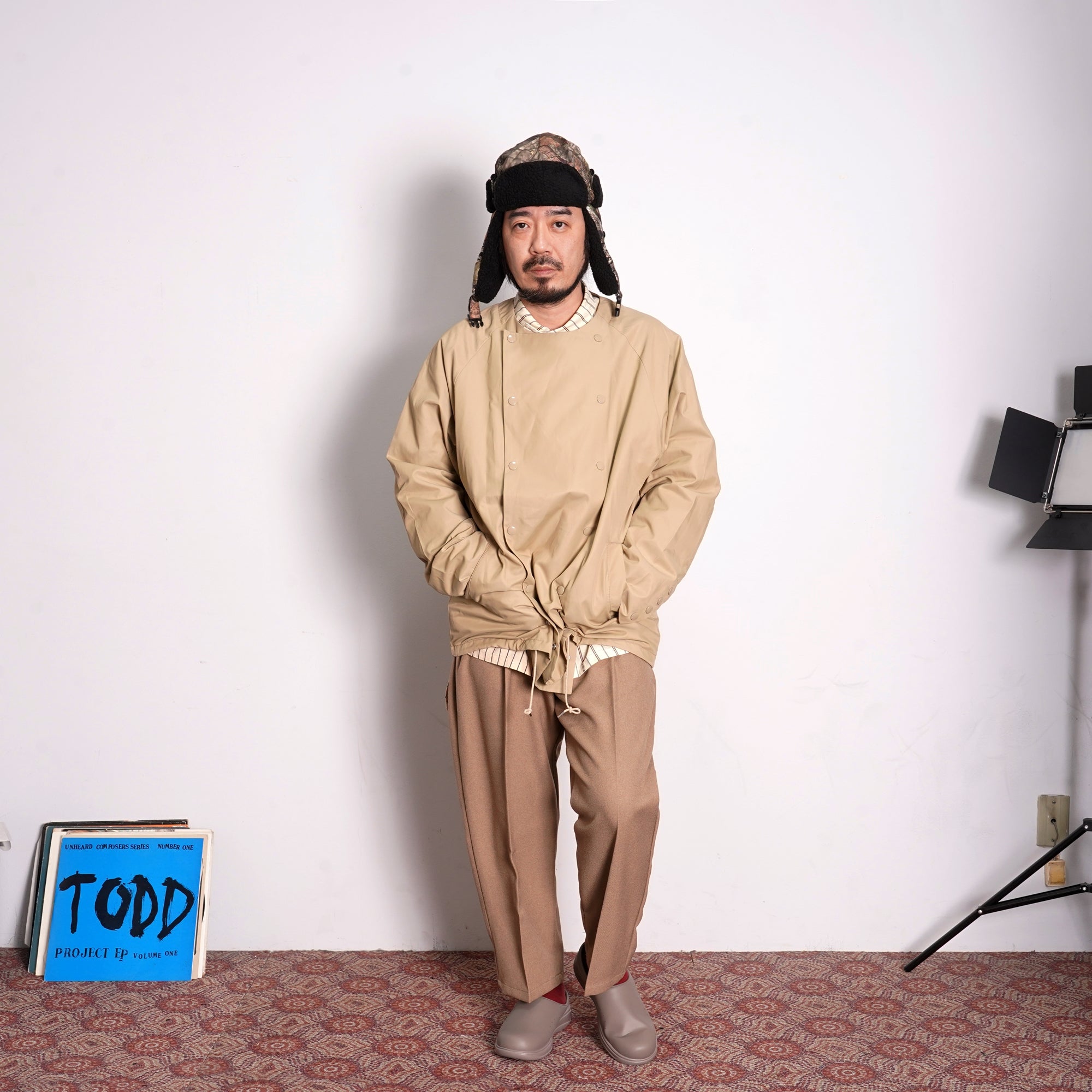 No:vr21ss-sd-jc01 | Name:UNCONVENTION COACH JACKET | Color:LIGHT BROWN | Size-Free【VARDE77】-VARDE77-ADDICTION FUKUOKA
