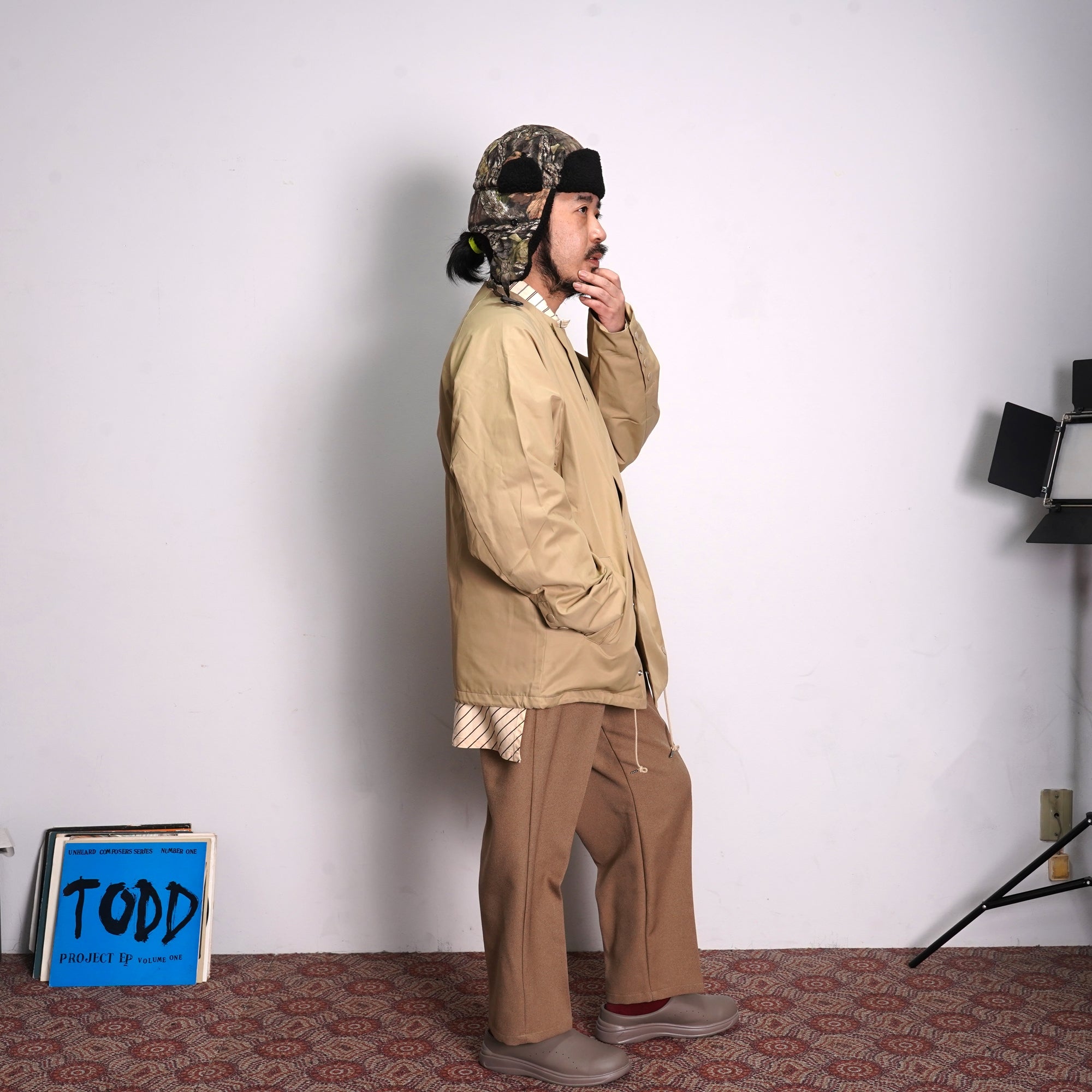 No:vr21ss-sd-jc01 | Name:UNCONVENTION COACH JACKET | Color:LIGHT BROWN | Size-Free【VARDE77】-VARDE77-ADDICTION FUKUOKA