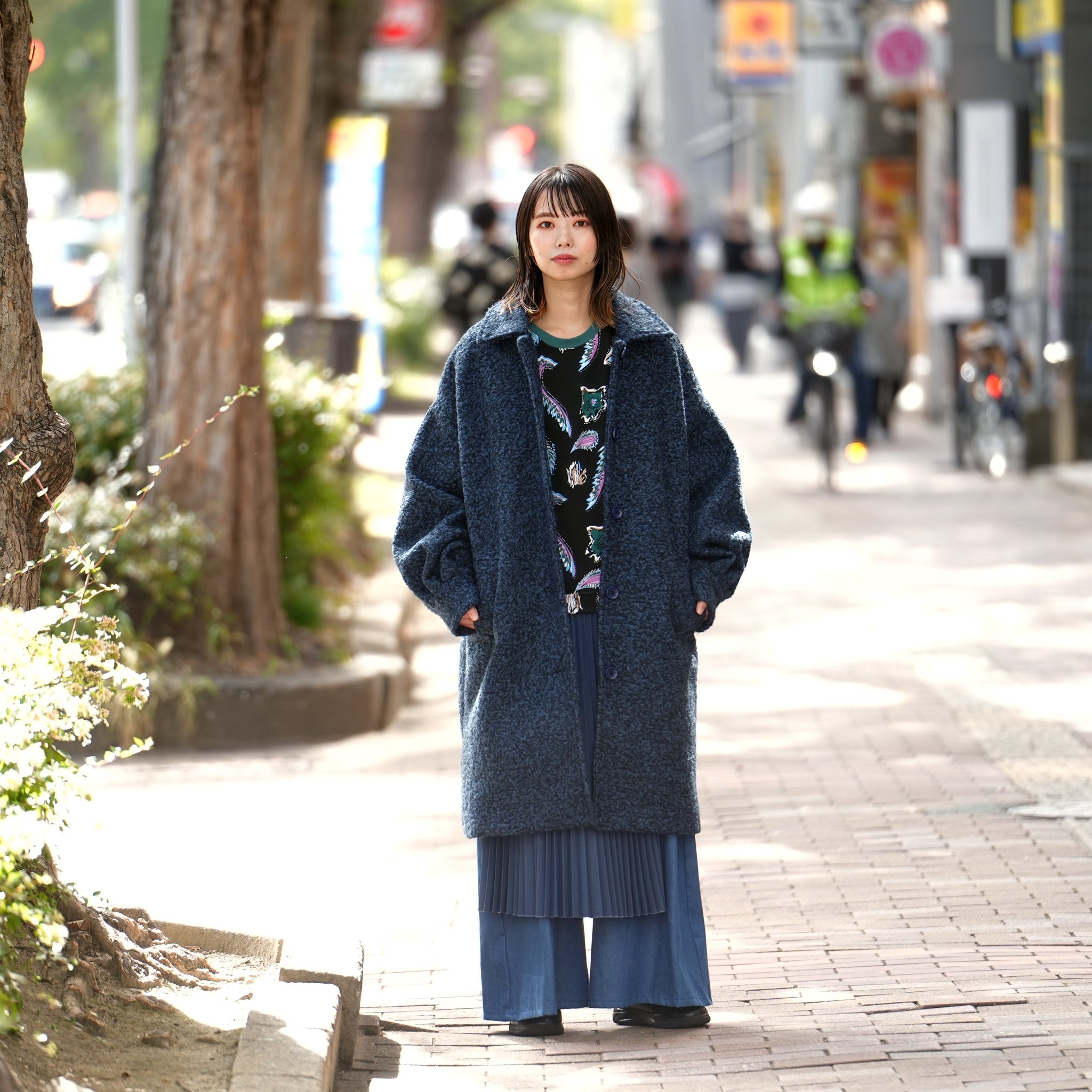 SP7112 | COAT | Color:Navy 【POM AMSTERDAM_ポムアムステルダム】