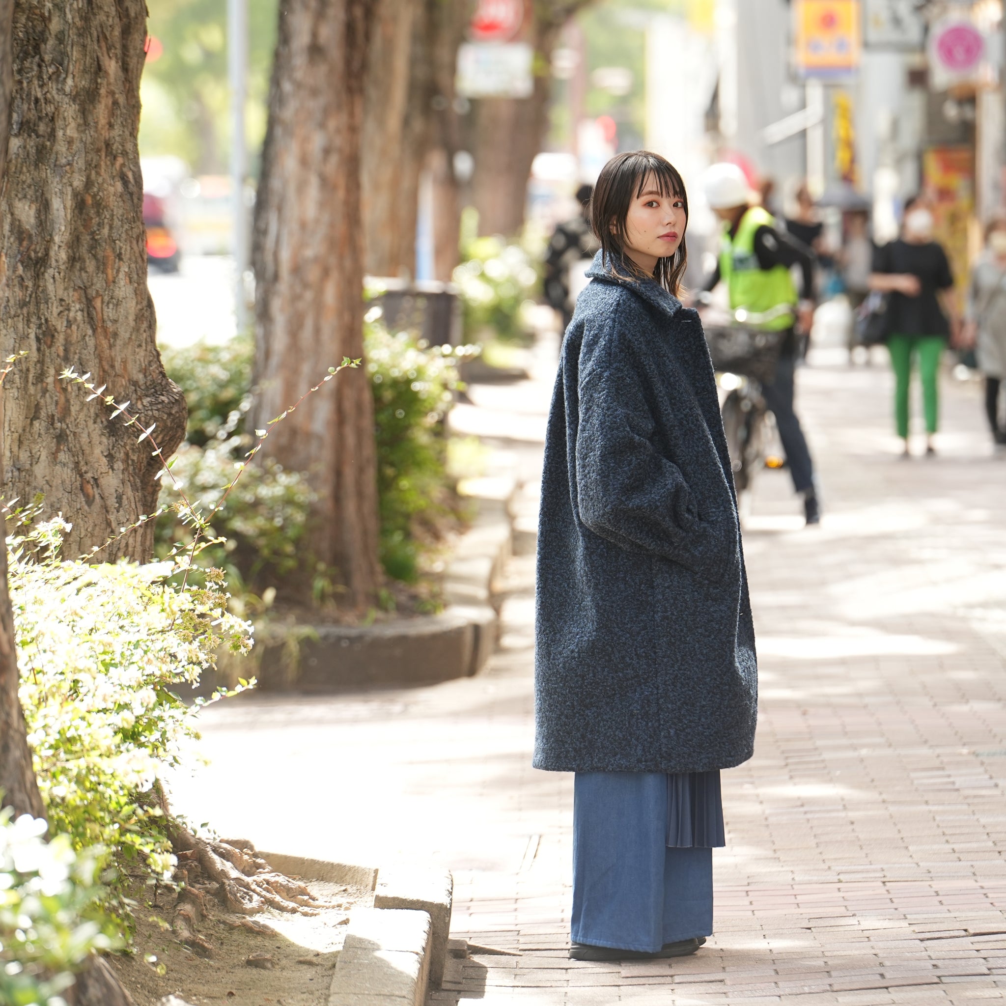 SP7112 | COAT | Color:Navy 【POM AMSTERDAM_ポムアムステルダム】