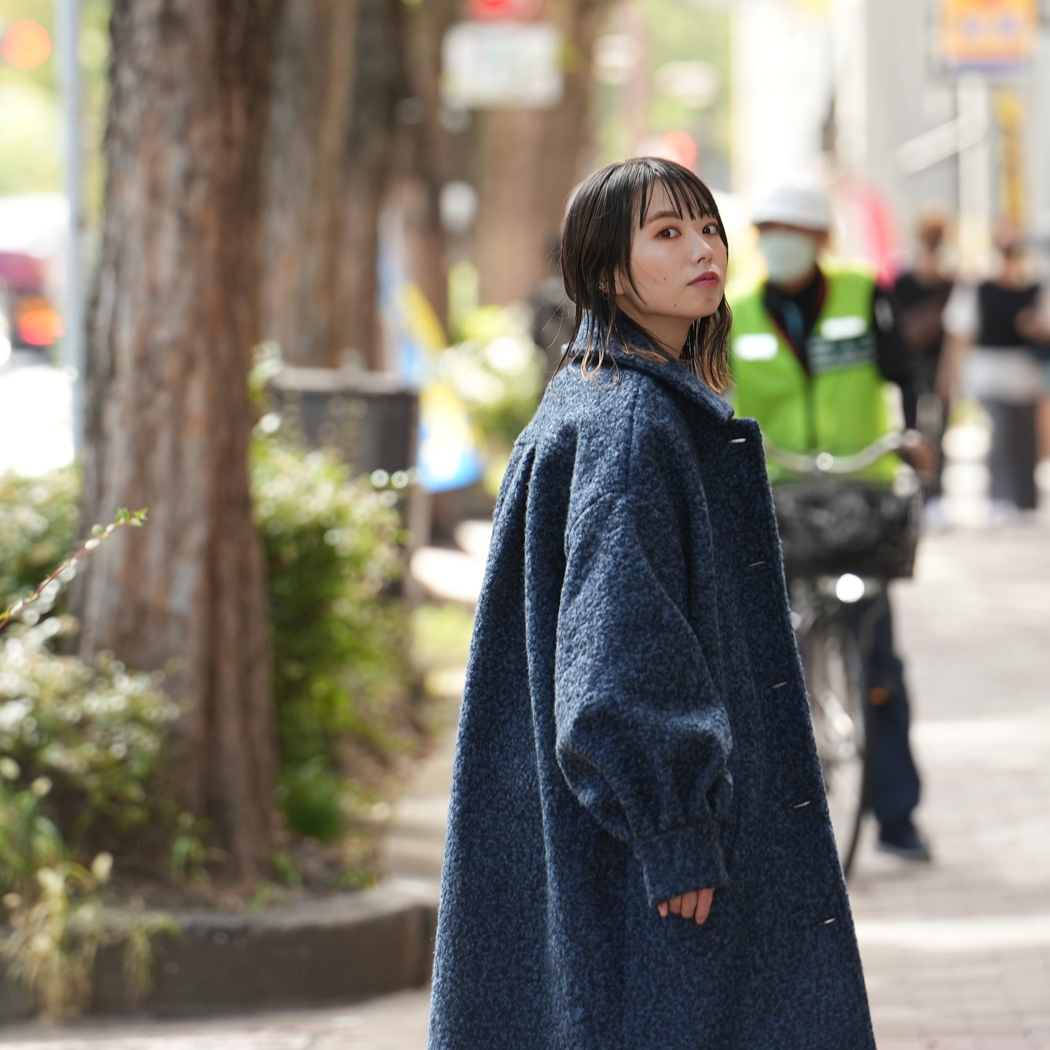 SP7112 | COAT | Color:Navy 【POM AMSTERDAM_ポムアムステルダム】