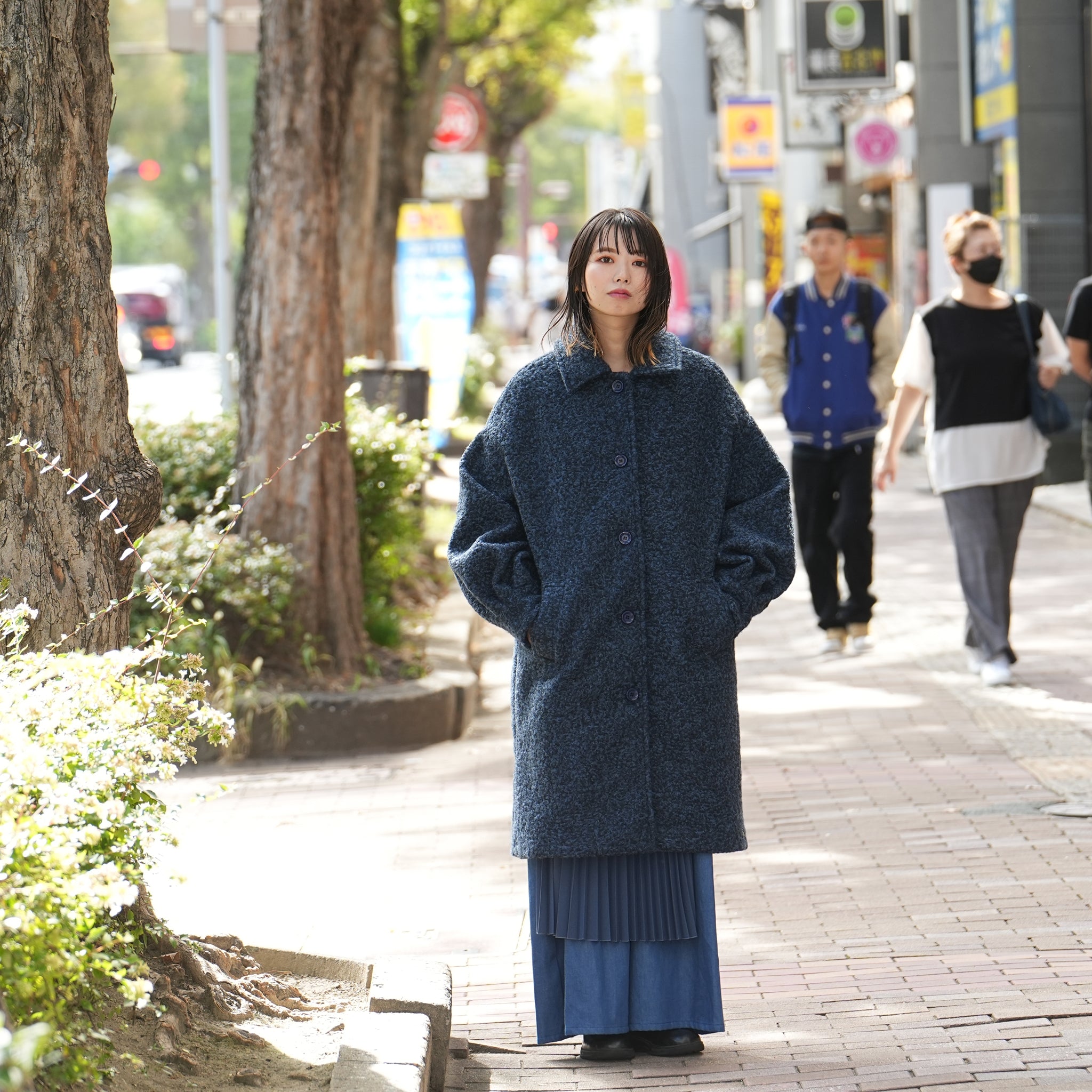SP7112 | COAT | Color:Navy 【POM AMSTERDAM_ポムアムステルダム】