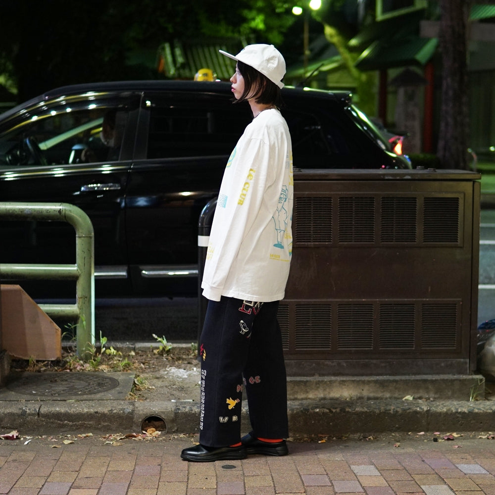VN213 | Ways Of Hanging Ls Tee – White | VIRGIL NORMAL【ネコポス選択可能】