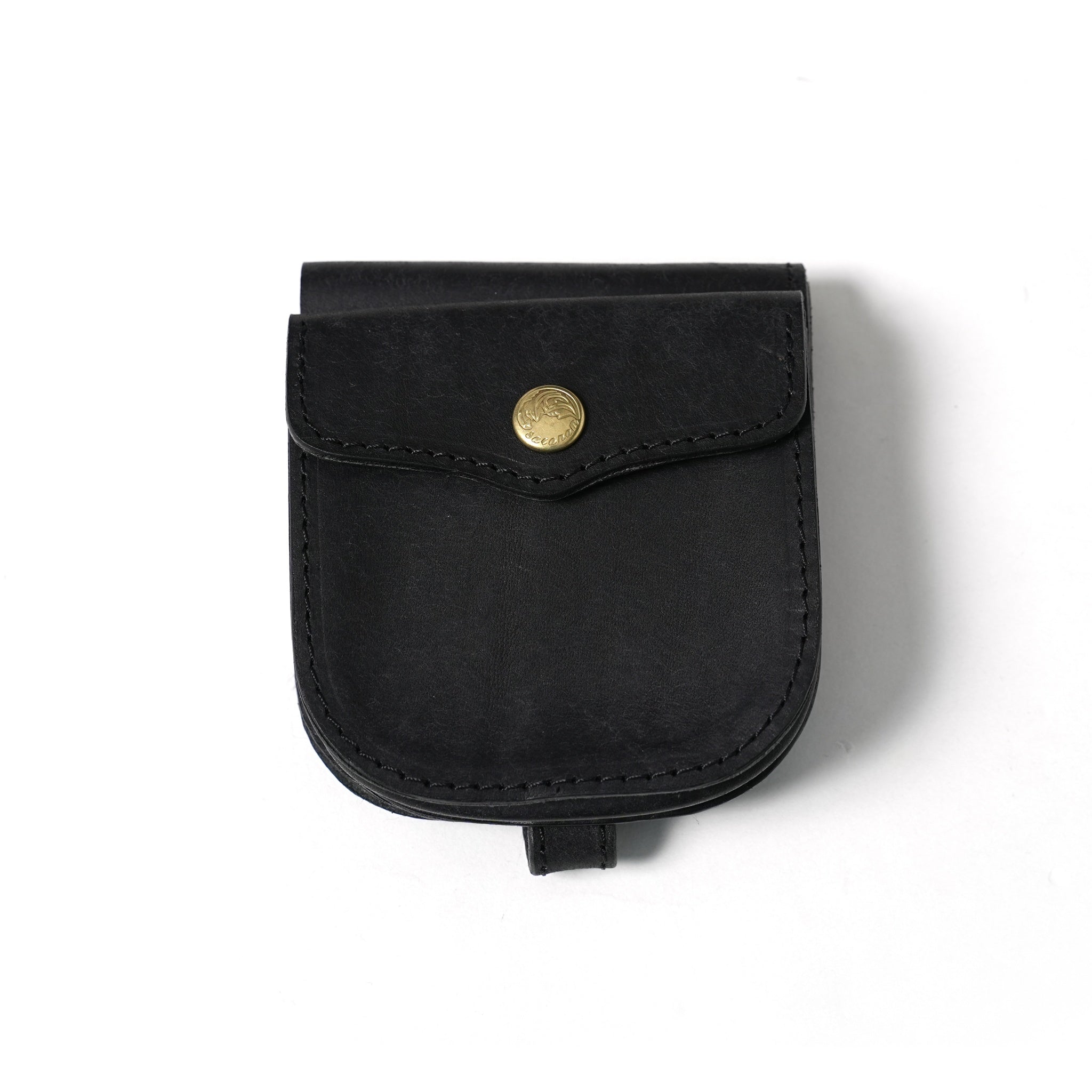 No:PG991935 | Name:M字カートリッジ財布 | Col:Black/Gray 【SARANAM サラナン】
