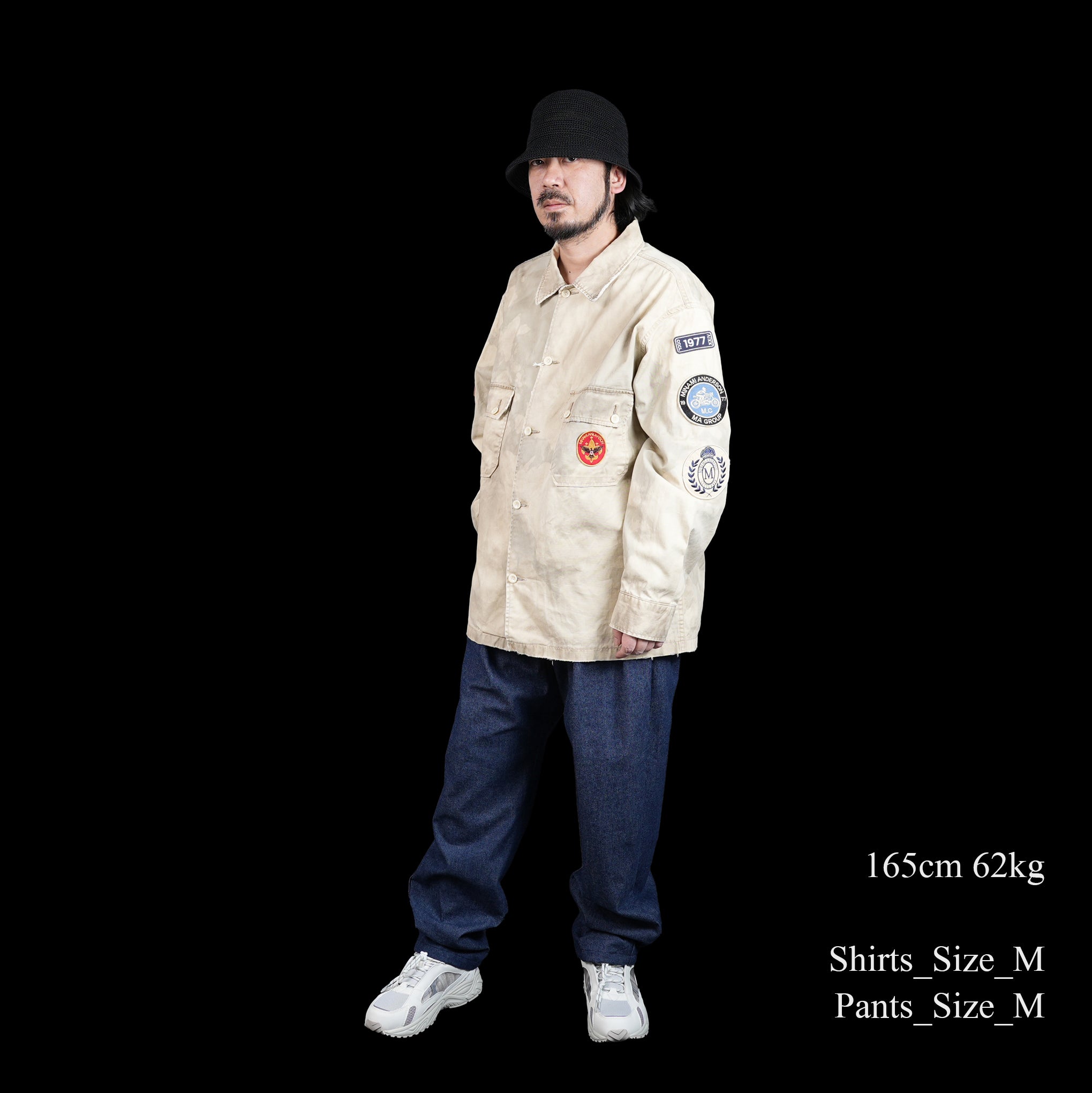 M31305-24 | Drop Crotch Pants | Color:Chambray【MONITALY_モニタリー】