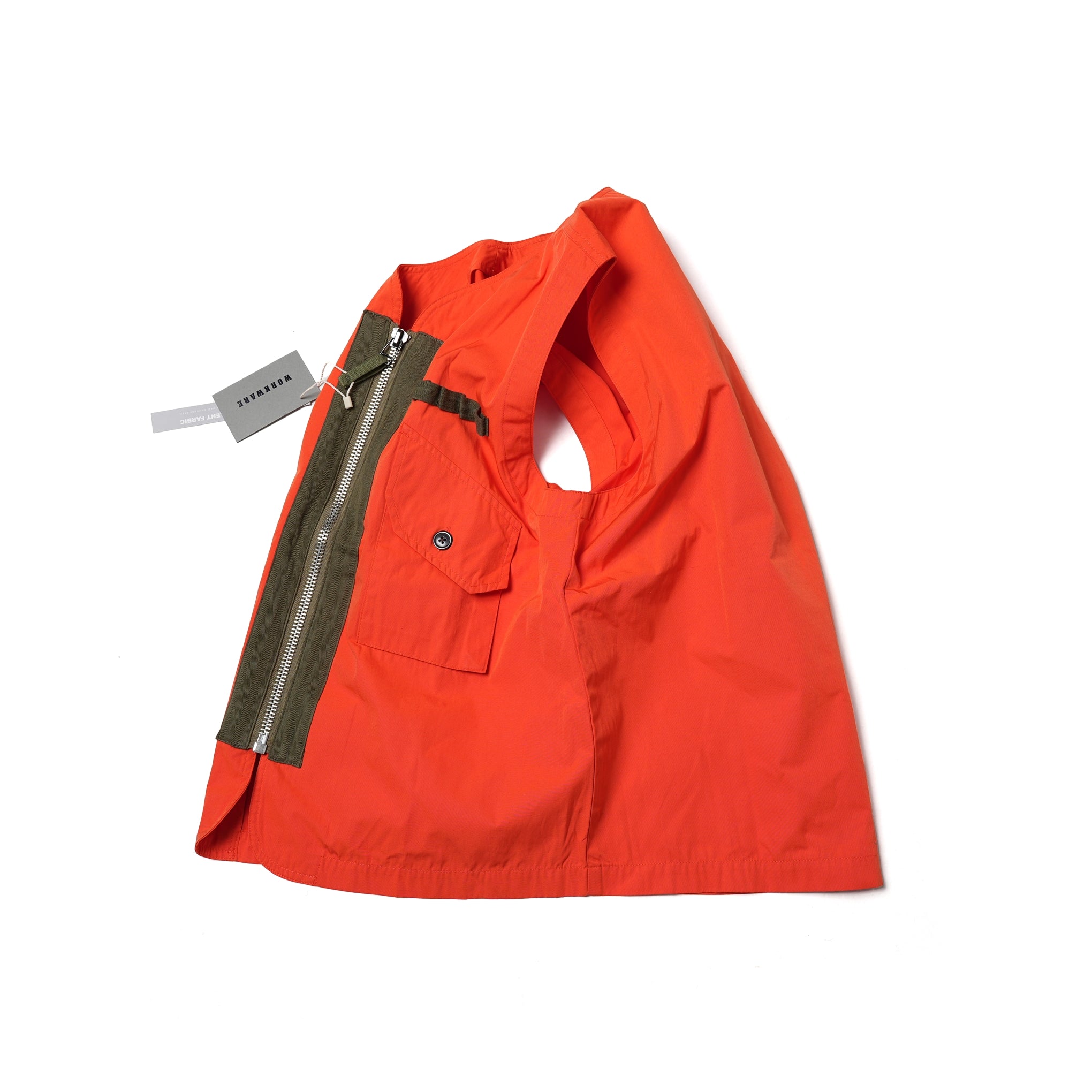 Name:SS23-M69 VEST Color:INTERNATIONAL ORANGE | Size:L【WORKWARE】