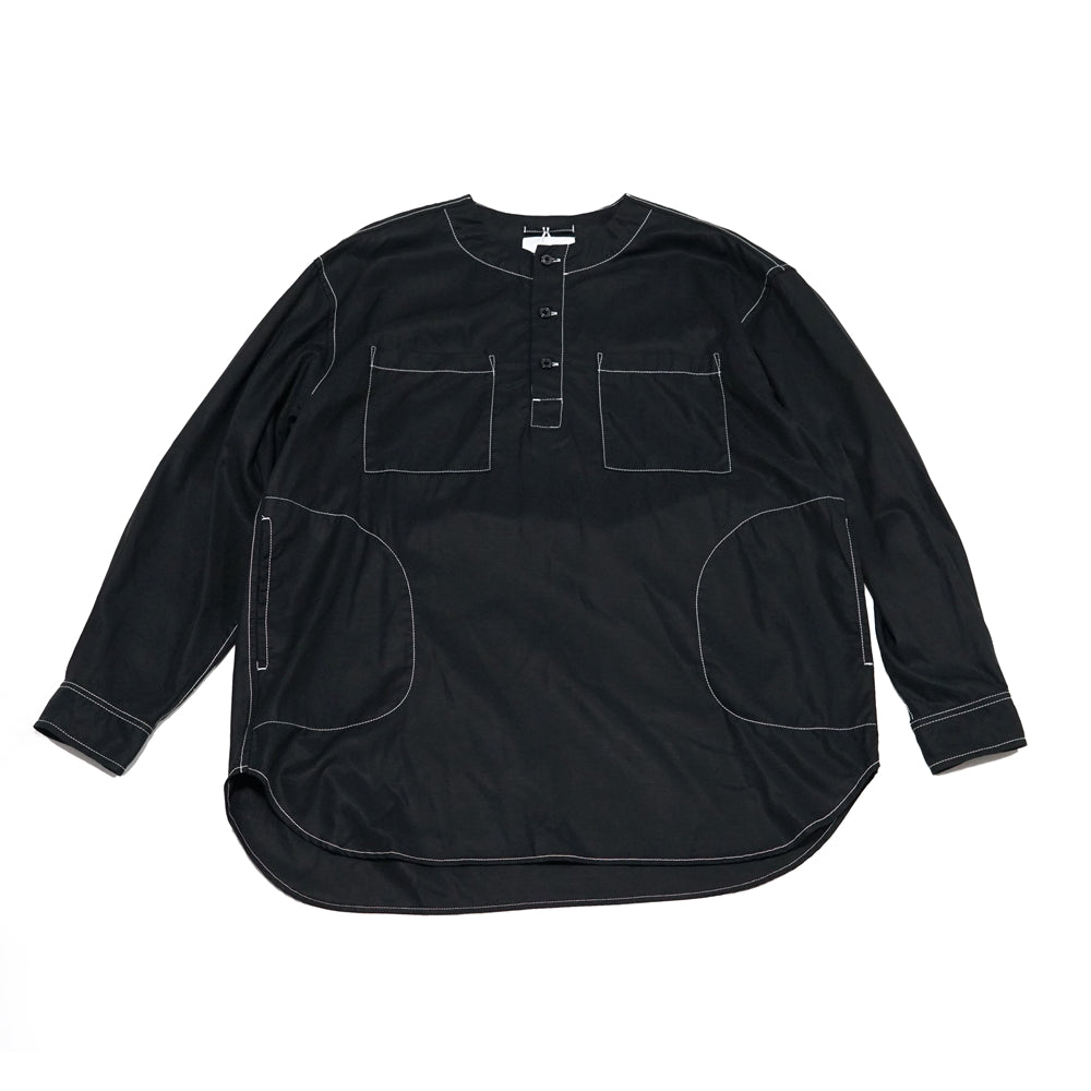 No:VR21AW-SD-SR02 | Name:"調和" ARMY SHIRTS | Color:Black【VARDE77_バルデセブンティセブン】