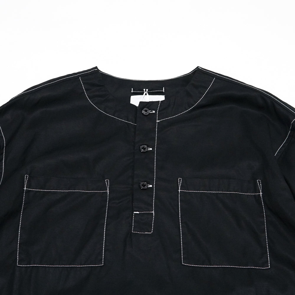 No:VR21AW-SD-SR02 | Name:"調和" ARMY SHIRTS | Color:Black【VARDE77_バルデセブンティセブン】