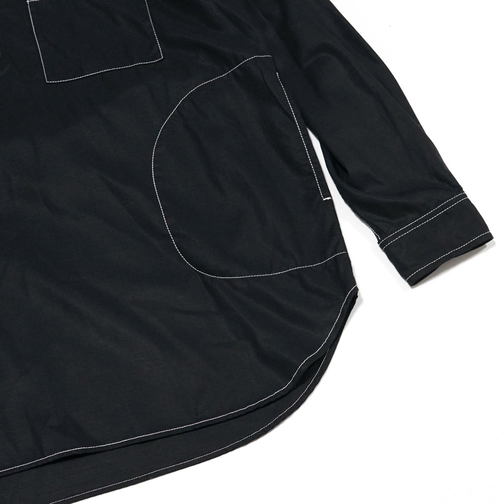 No:VR21AW-SD-SR02 | Name:"調和" ARMY SHIRTS | Color:Black【VARDE77_バルデセブンティセブン】