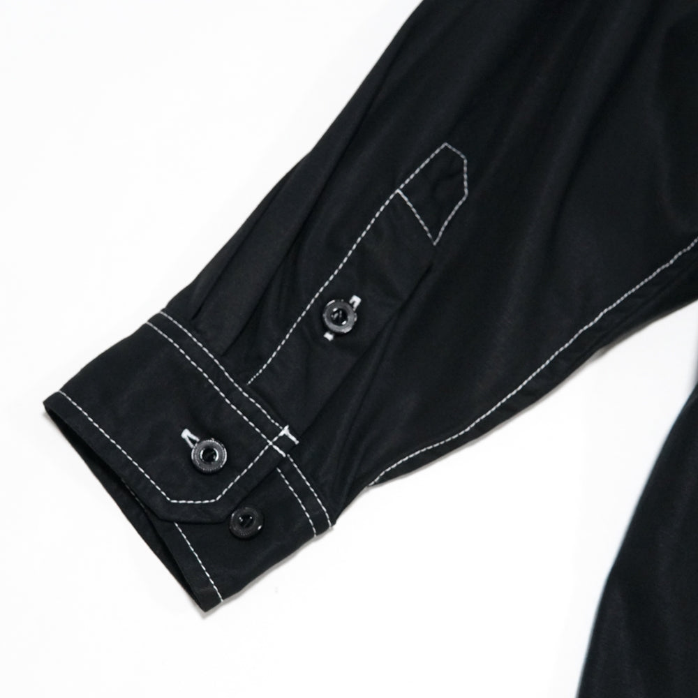 No:VR21AW-SD-SR02 | Name:"調和" ARMY SHIRTS | Color:Black【VARDE77_バルデセブンティセブン】