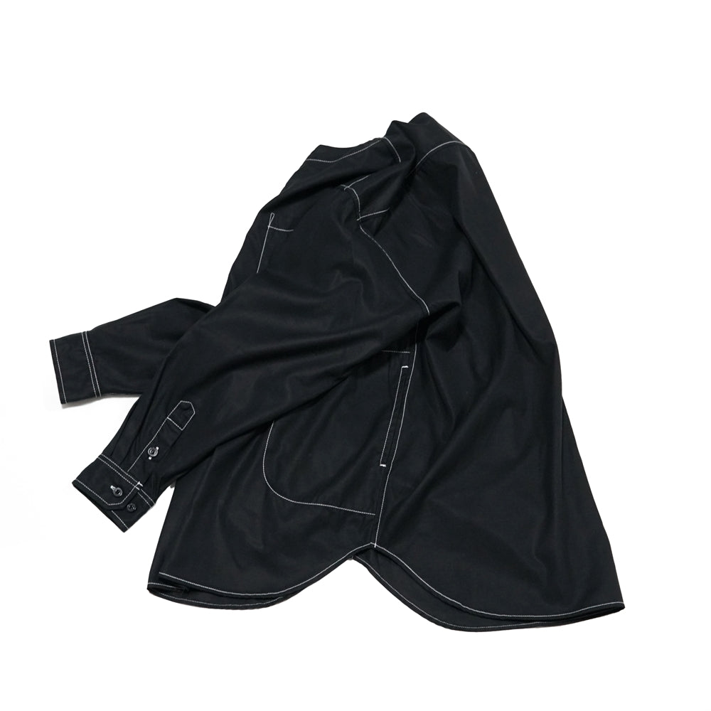 No:VR21AW-SD-SR02 | Name:"調和" ARMY SHIRTS | Color:Black【VARDE77_バルデセブンティセブン】