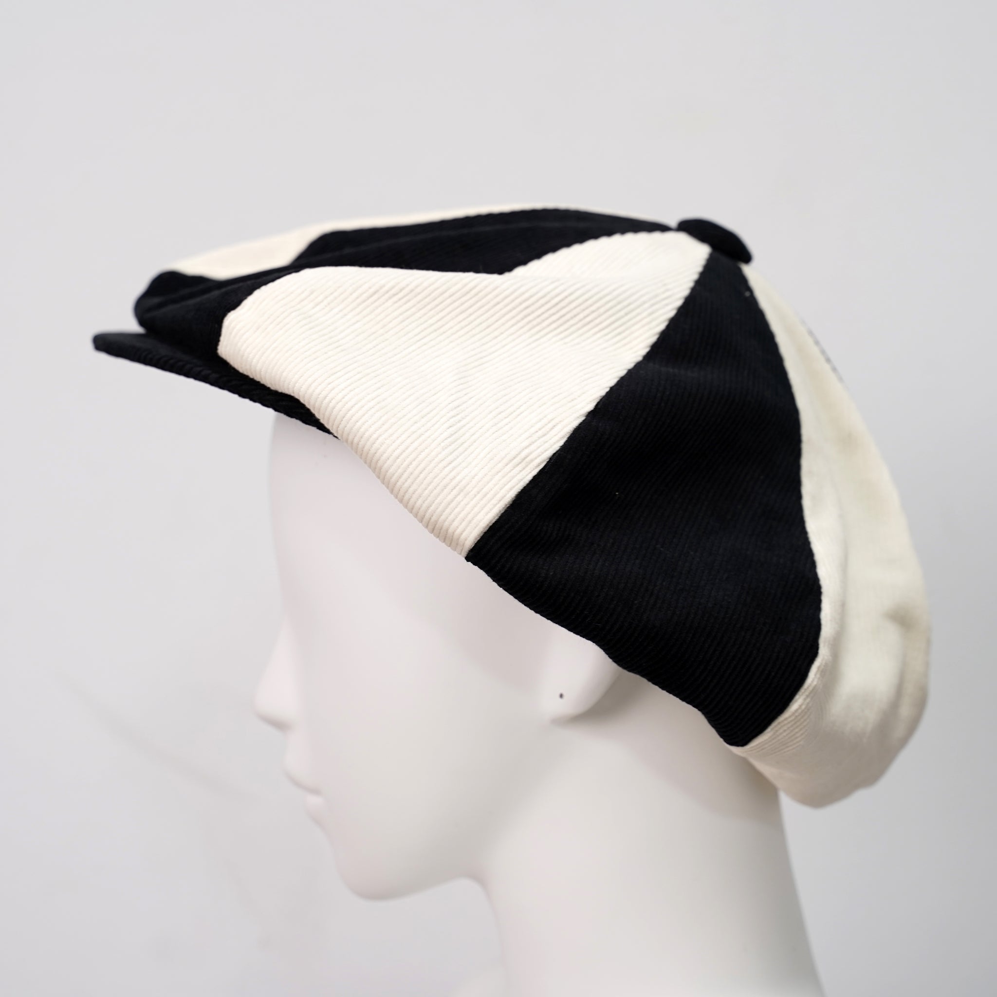 HTBC421 | British Casquette | Color:Black-Ivory/Black-Brown | Size:M/L【ORIGINAL JOHN_オリジナルジョン】