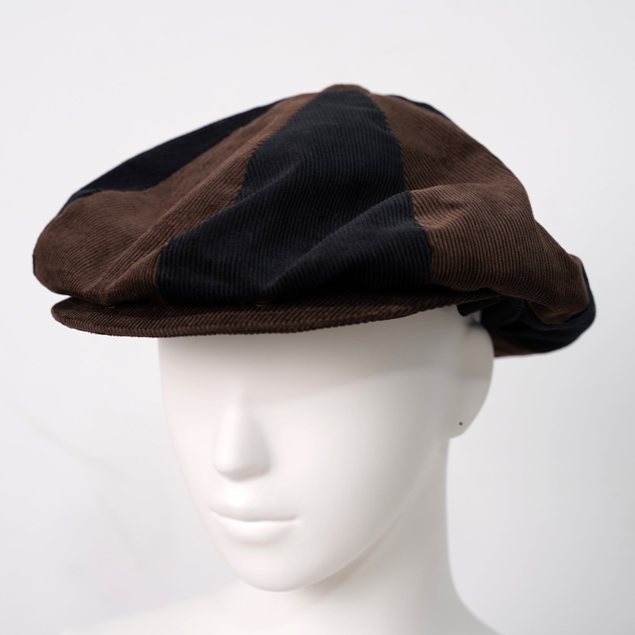 HTBC421 | British Casquette | Color:Black-Ivory/Black-Brown | Size:M/L【ORIGINAL JOHN_オリジナルジョン】