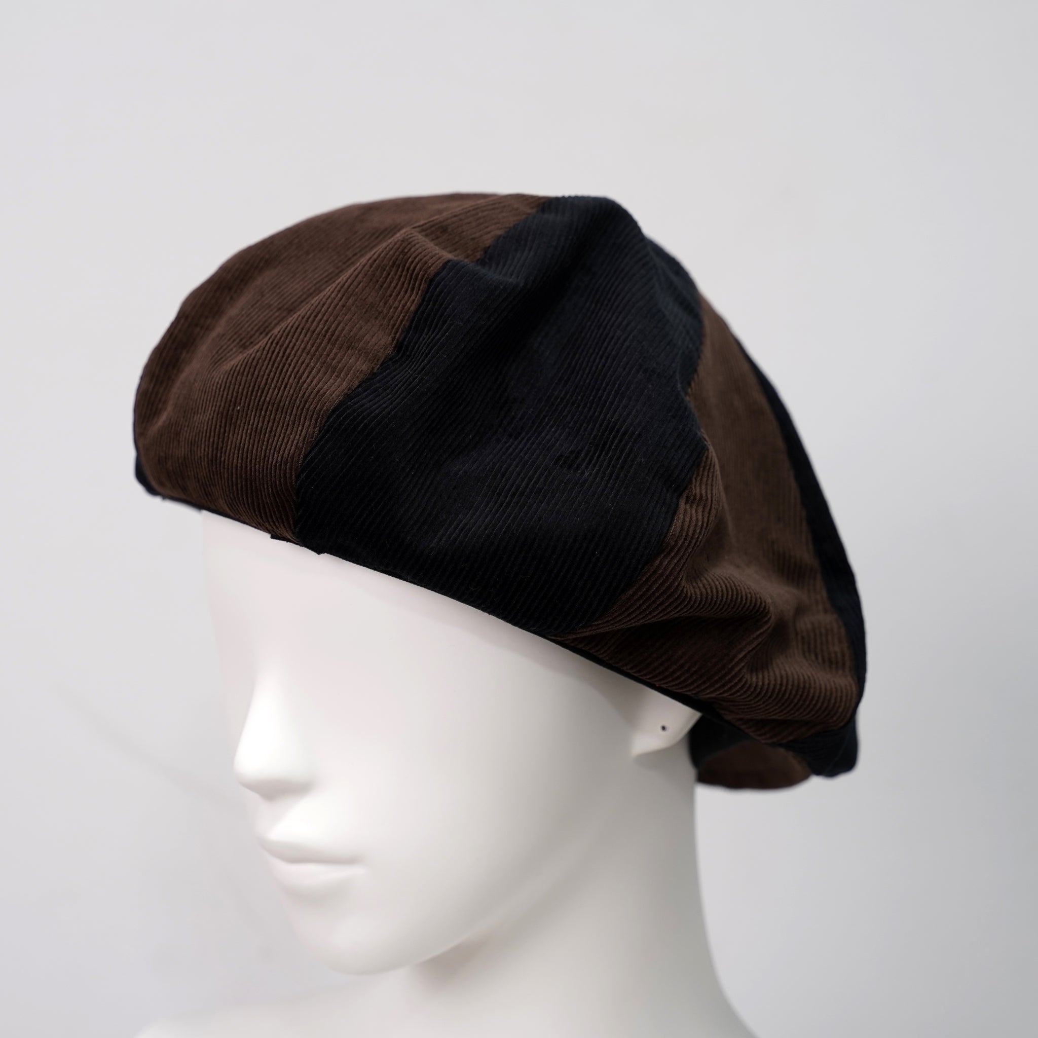 HTBC421 | British Casquette | Color:Black-Ivory/Black-Brown | Size:M/L【ORIGINAL JOHN_オリジナルジョン】
