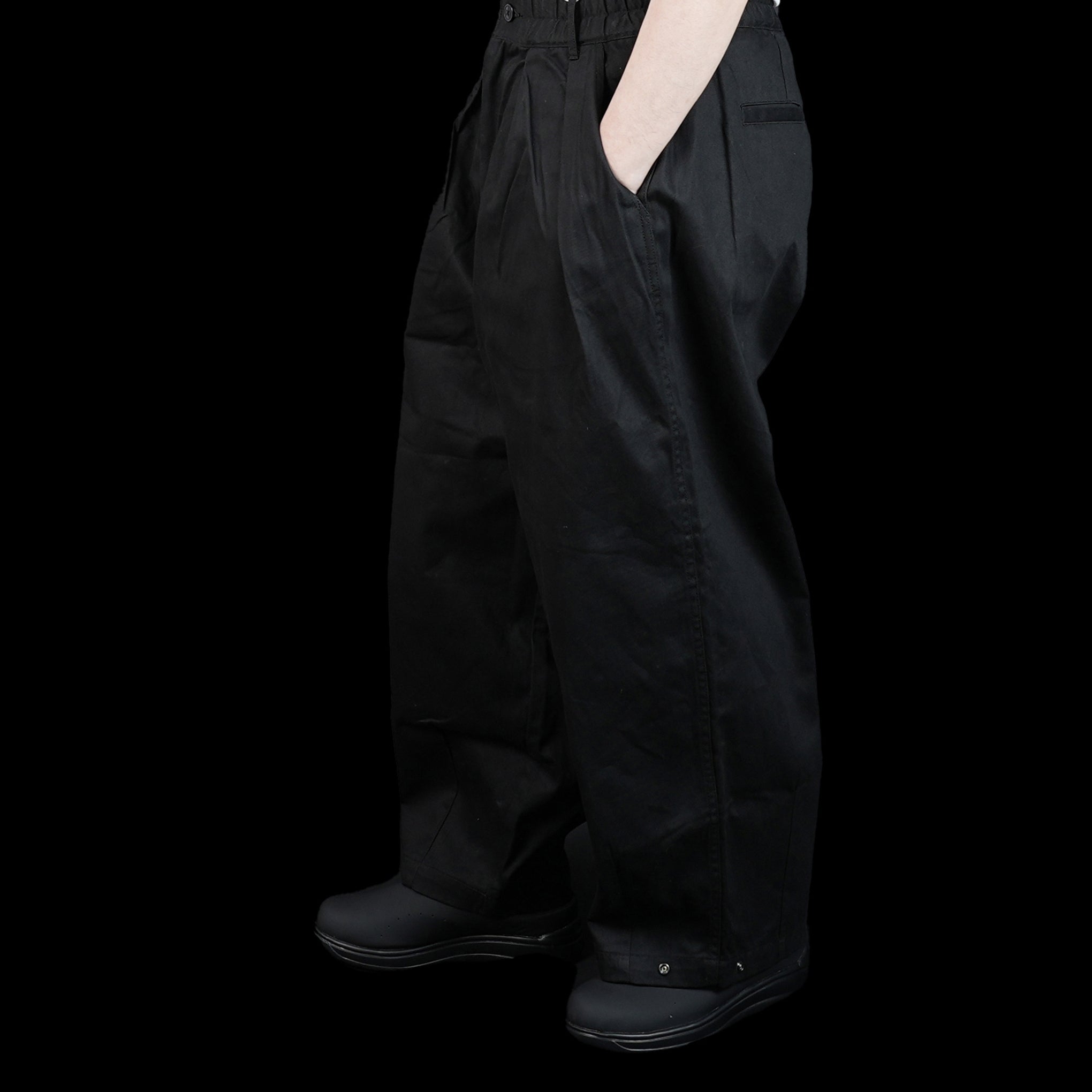 Name:STANDARD-UNISEX BALLOON PANTS | Color:Black | Size:M【WORKWARE】