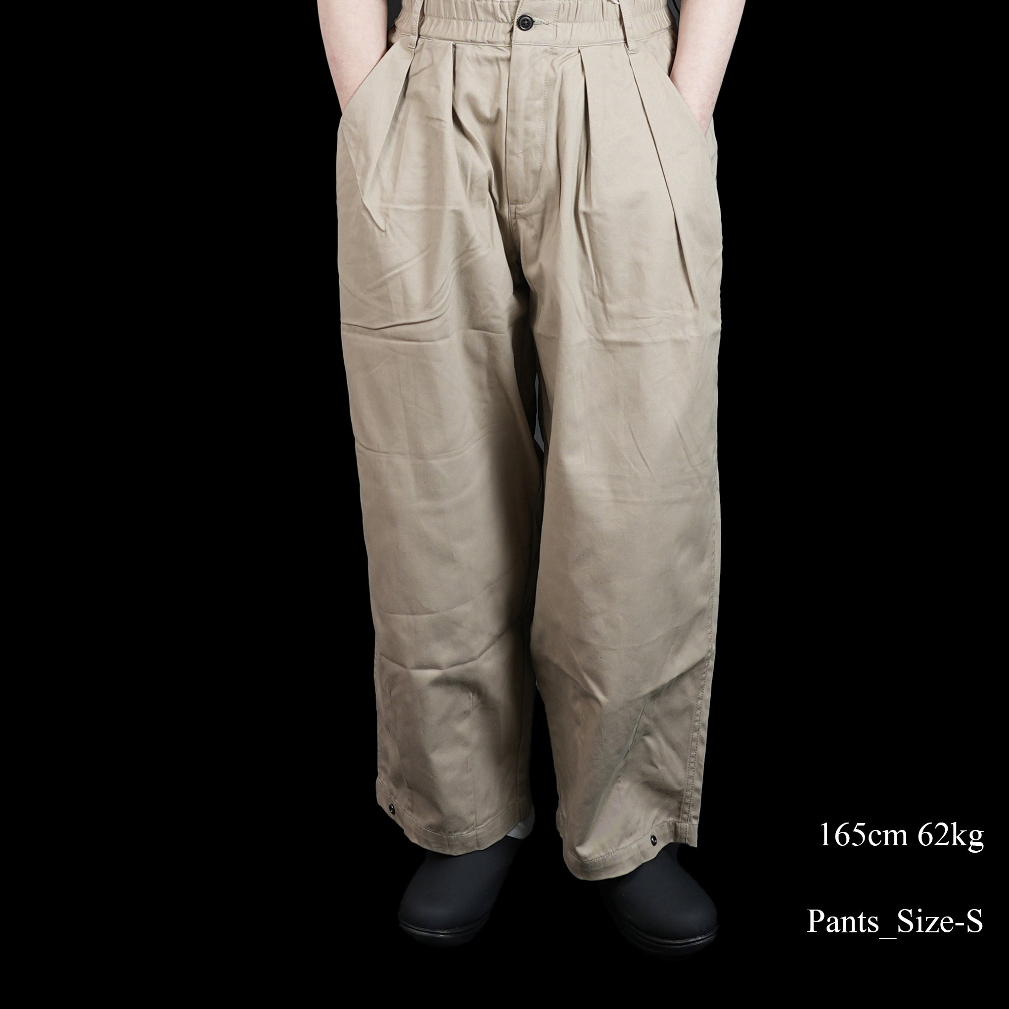 Name:STANDARD-UNISEX BALLOON PANTS | Color:Khaki | Size:S/M【WORKWARE】