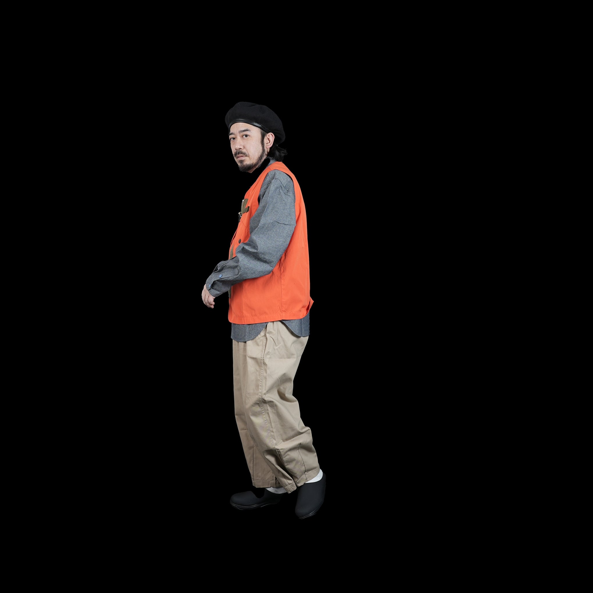Name:SS23-M69 VEST Color:INTERNATIONAL ORANGE | Size:L【WORKWARE】