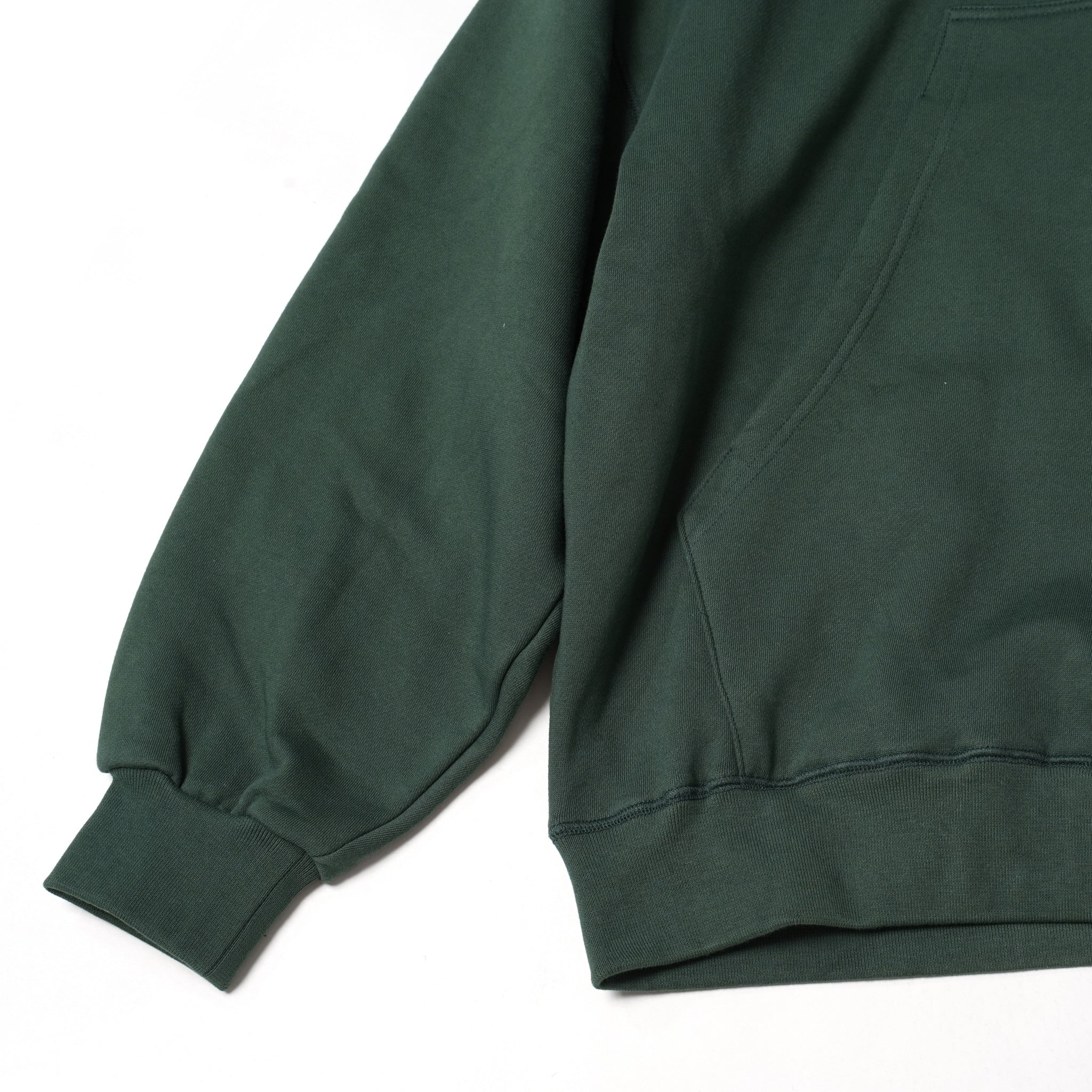 Lun_Big Pocket Half Zip Bicolor Hoodie – Crazy / Green | KELEN MEN
