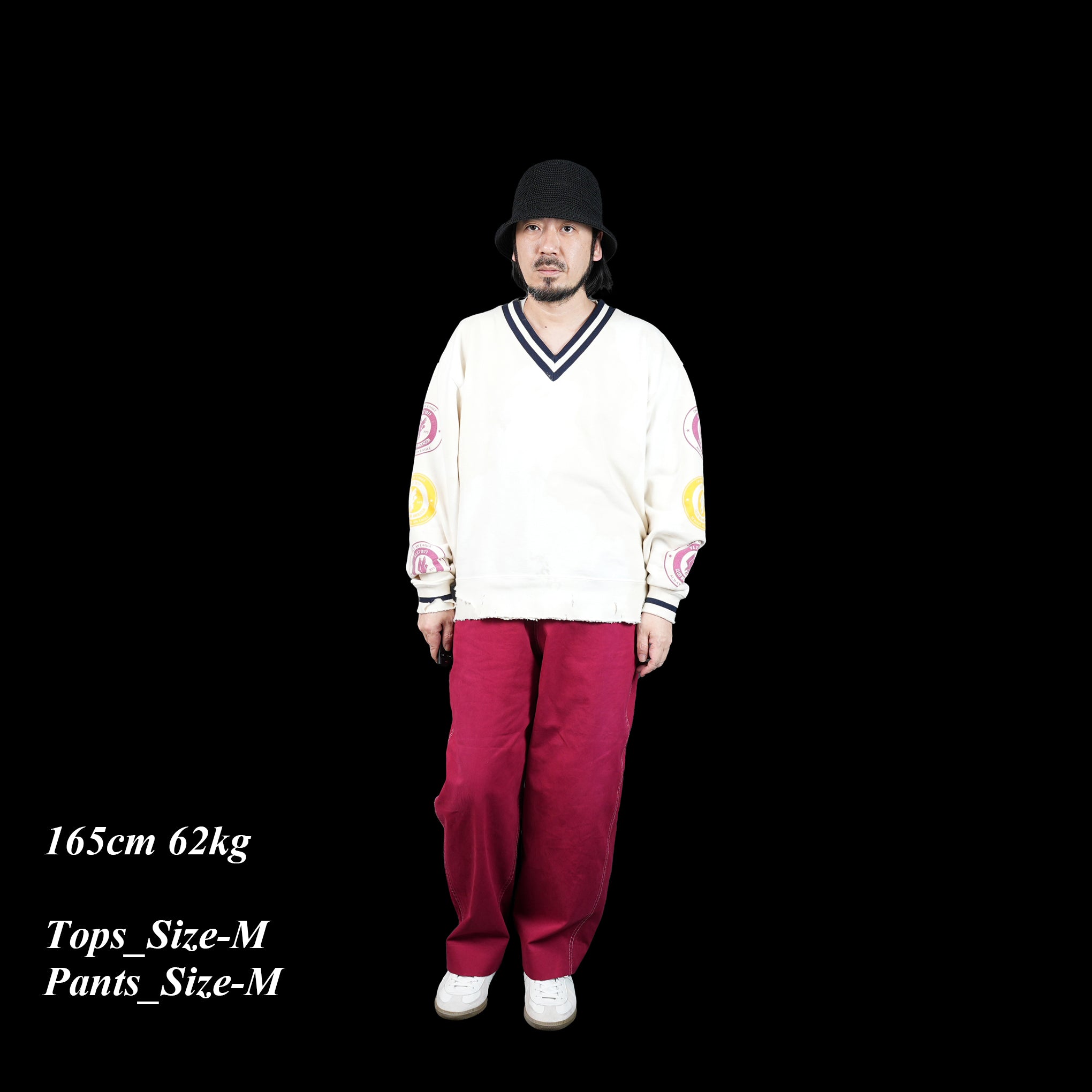 23#05373-4210 | FRENCH ARMY CHINO Vintage 50’S | Color:ベージュ/レッド【MINAMI ANDERSON_ミナミアンダーソン】