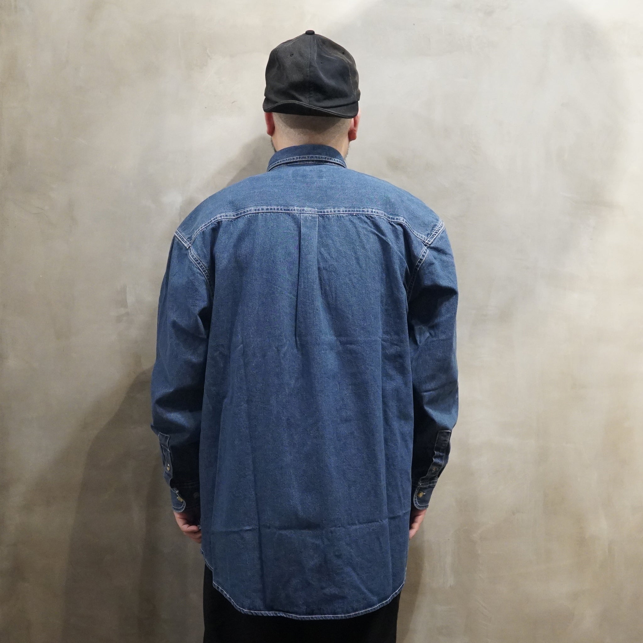 NO:CBC023002A | Name:HDN-Heavy Denim Long Slv | Color:Indigo | 【COBRA CAPS_コブラ キャップス】