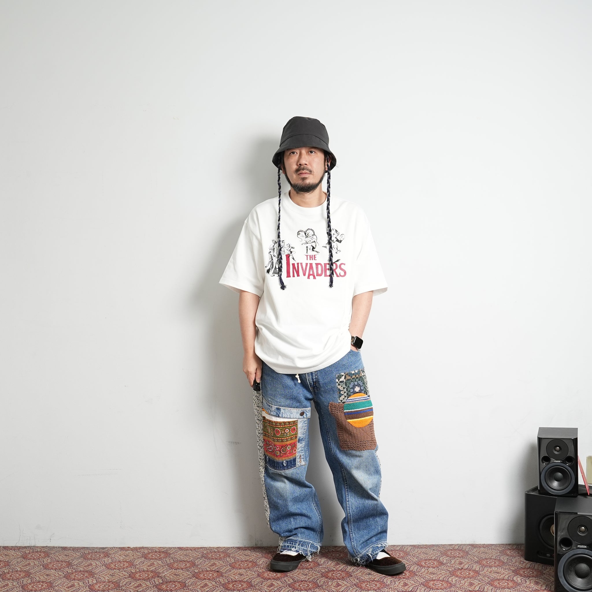 No:MK23S-A-29 | Name:FILM-HAT | Color:Wht/Blk/Grn【MASTERKEY_マスターキー】【ネコポス選択可能】
