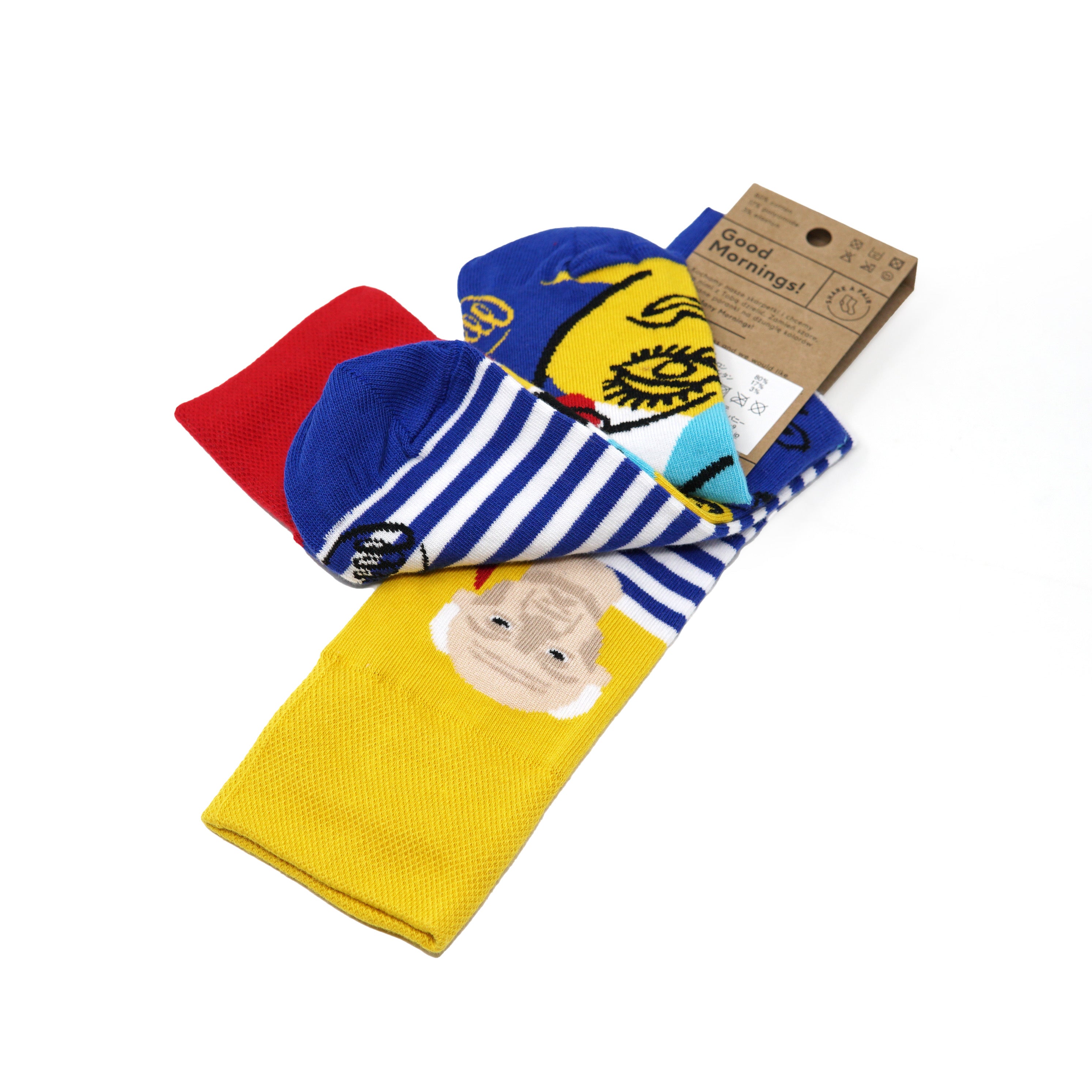 many mornings reguler socks /Picassocks/ 【many mornings メニ―モーニングス】【ネコポス選択可能】-MANY MORNIGS-ADDICTION FUKUOKA