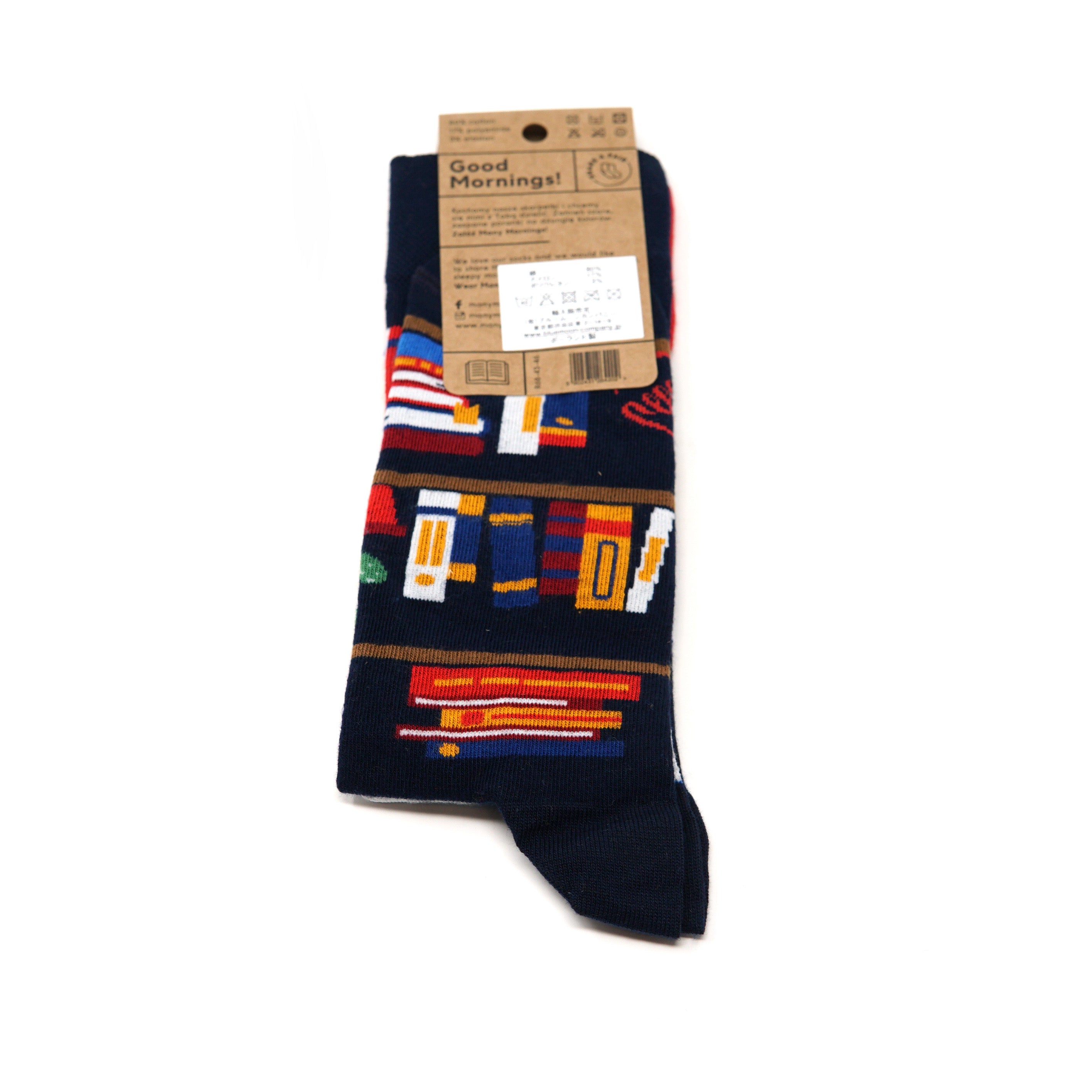 many mornings reguler socks /The Book S/ 【many mornings メニ―モーニングス】【ネコポス選択可能】-MANY MORNIGS-ADDICTION FUKUOKA