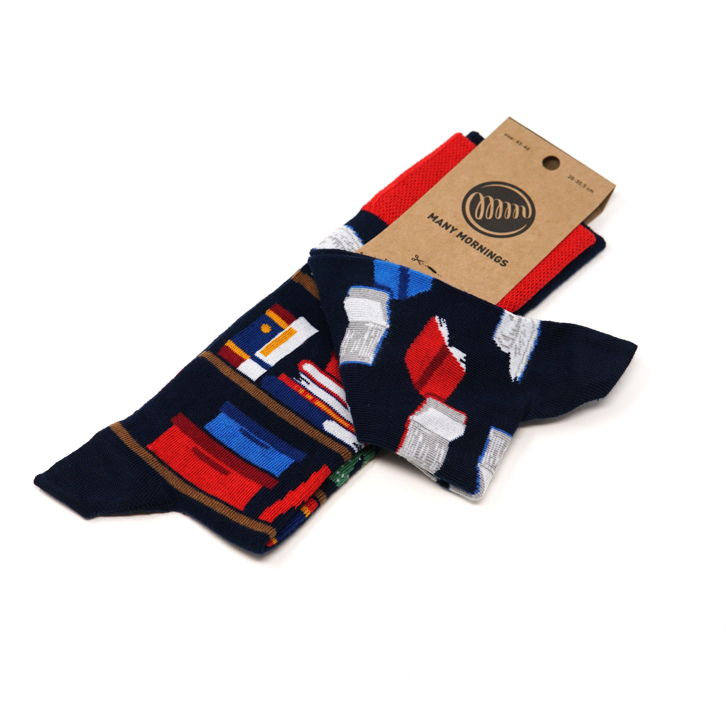 many mornings reguler socks /The Book S/ 【many mornings メニ―モーニングス】【ネコポス選択可能】-MANY MORNIGS-ADDICTION FUKUOKA