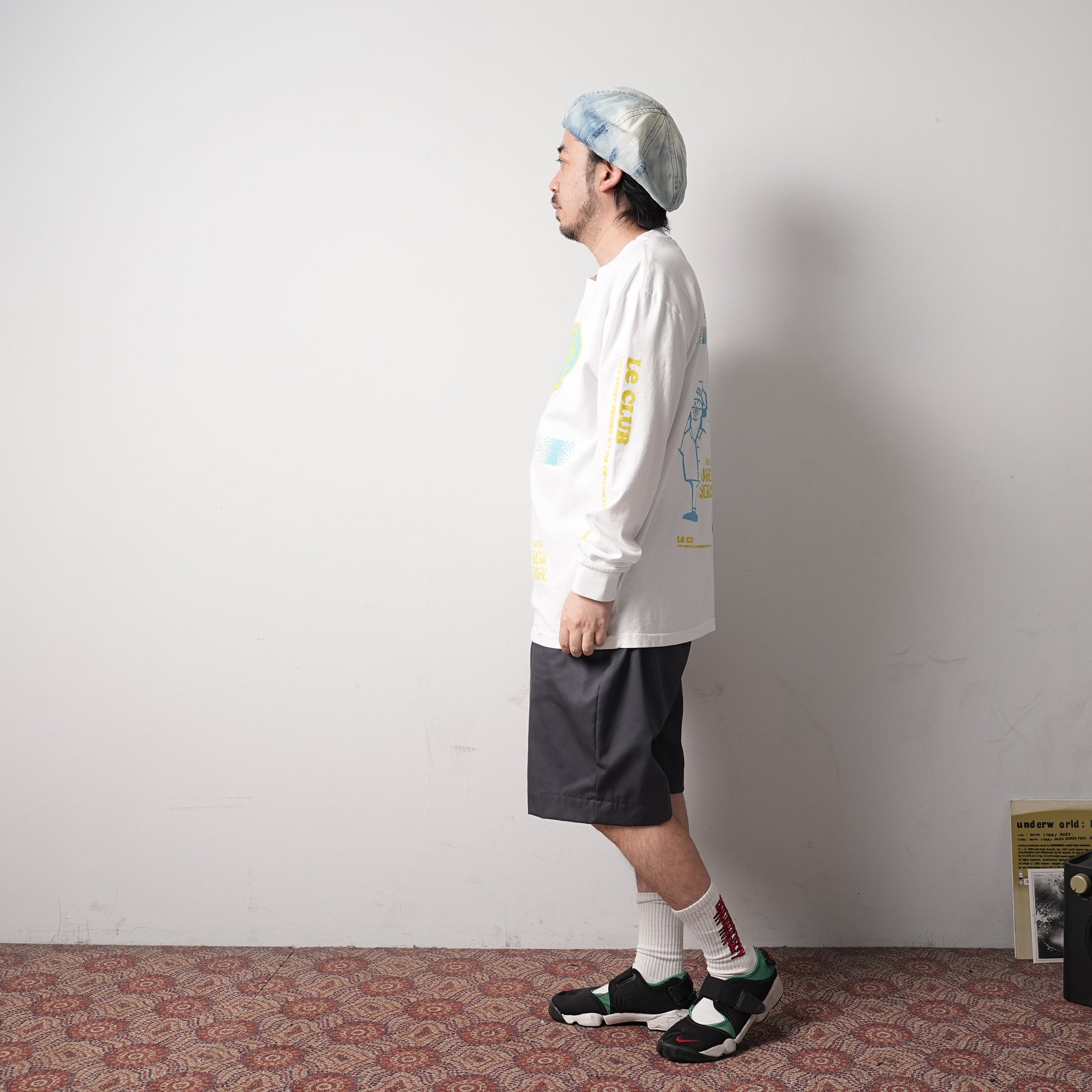 VN213 | Ways Of Hanging Ls Tee – White | VIRGIL NORMAL【ネコポス選択可能】