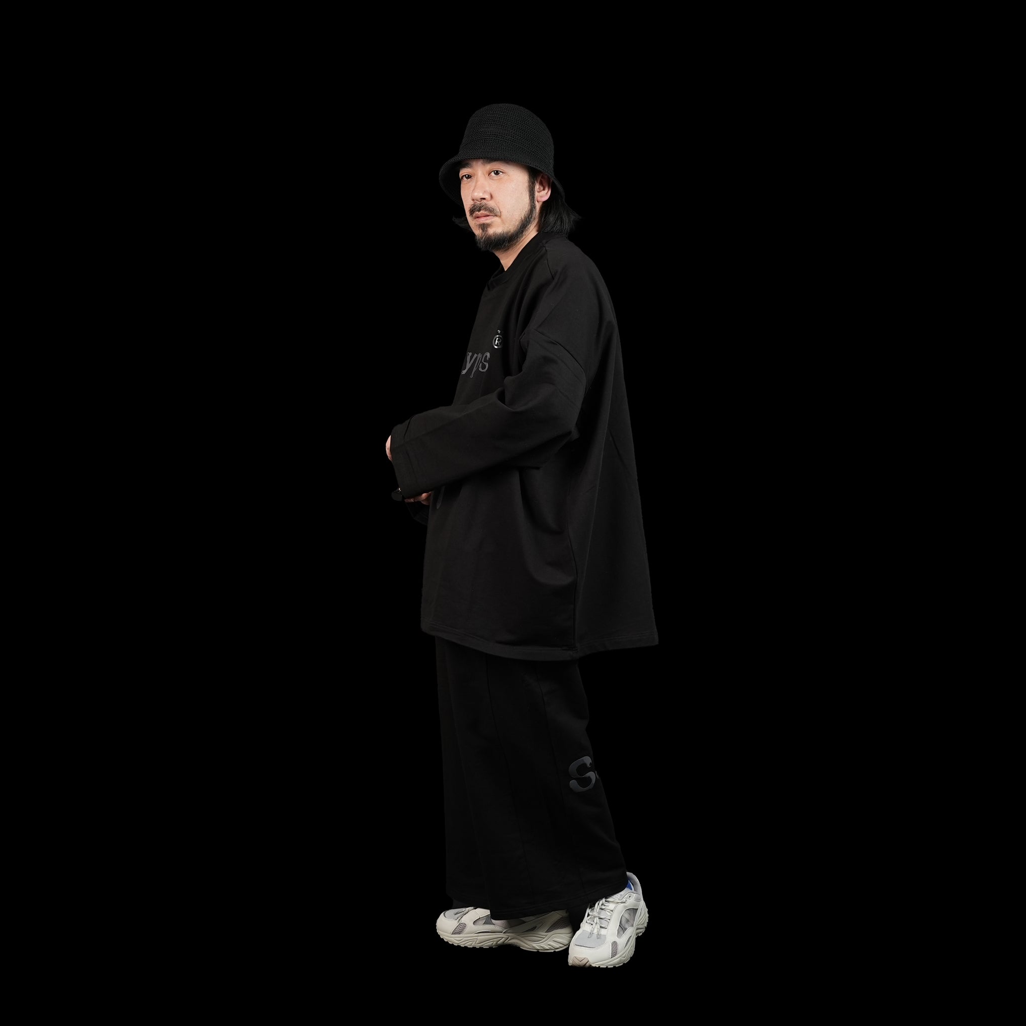 No:SNS23-SP-P01black | Name:2023A/W Tokyo Fashion Week Limited Project / "Koppers Truffle Black Cream" Two Piece Drawstring Pants | Color:Black【SEIVSON_セイブソン】【(A)crypsis_エイクライプシス】【archive】