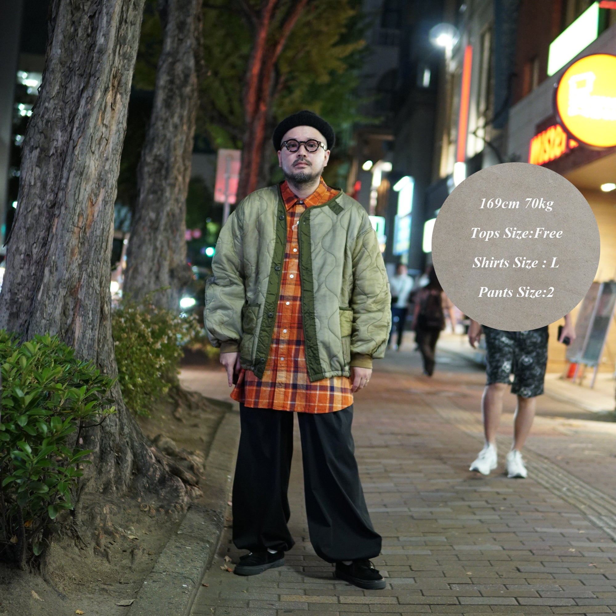 odd22fw03 | Quilting Short Jkt – Olive 別注 | ODDMENT