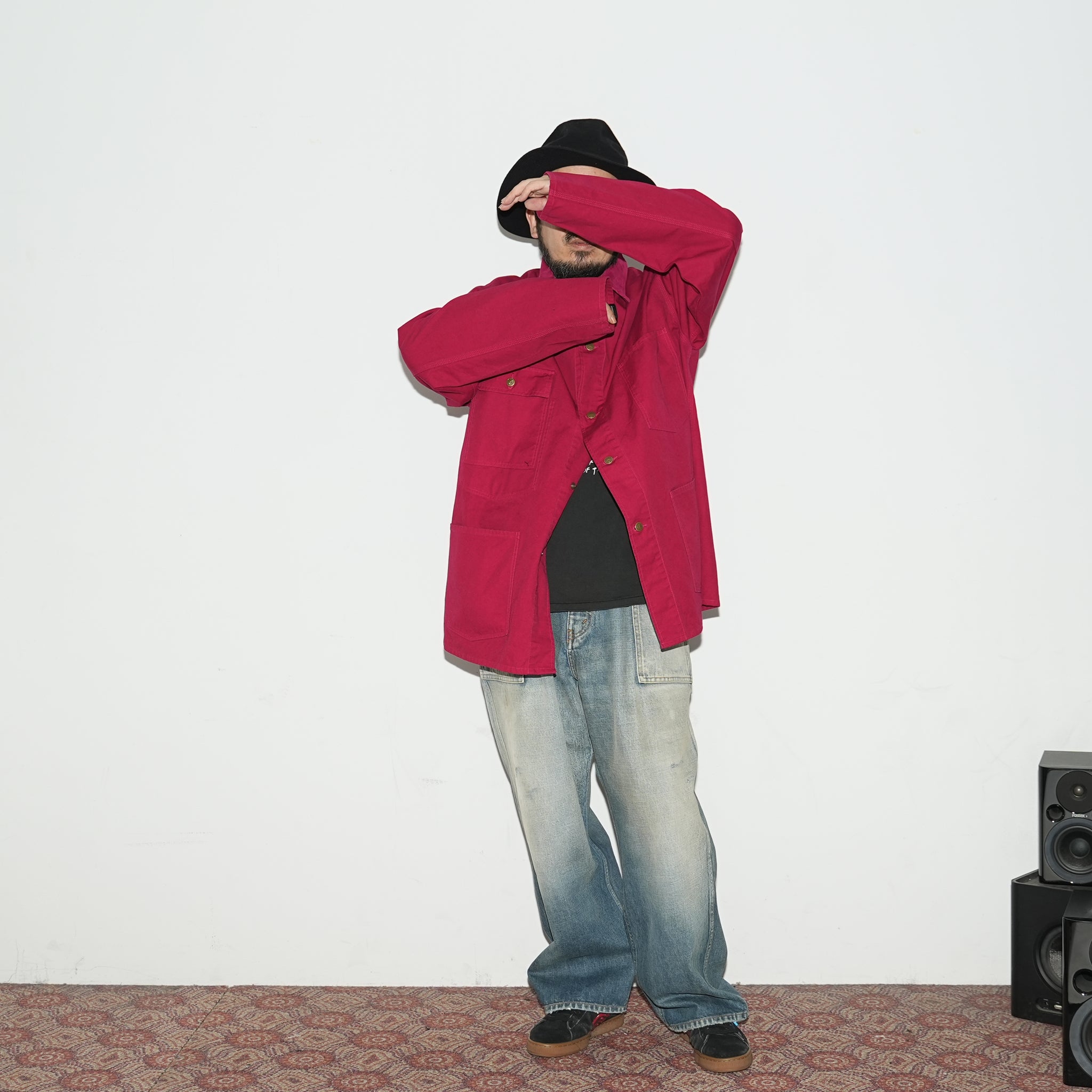 23#01373-5110 | CANVAS COVERALL Vintage 60’S | Color:レッド【MINAMI ANDERSON_ミナミアンダーソン】