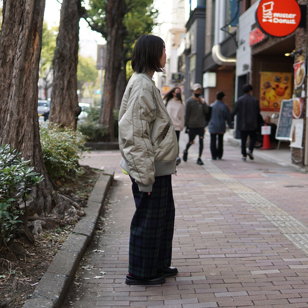 No:pw21j08 | Name:PUZZLE MA-1 JACKET | Color:Desert Sage-Orange | Size:1/2【PLATEAU STUDIO_プラトー スタジオ】【archive】