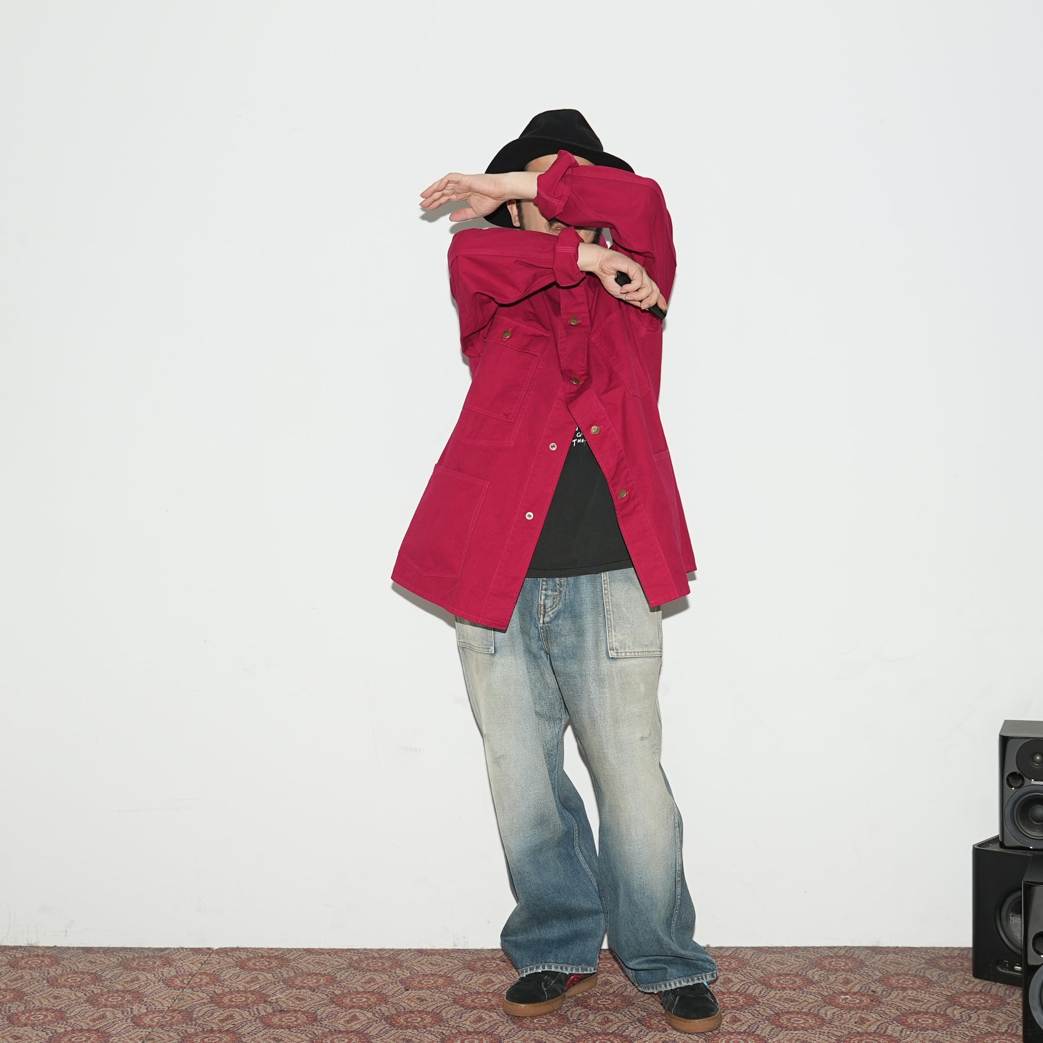 23#01373-5110 | CANVAS COVERALL Vintage 60’S | Color:レッド【MINAMI ANDERSON_ミナミアンダーソン】